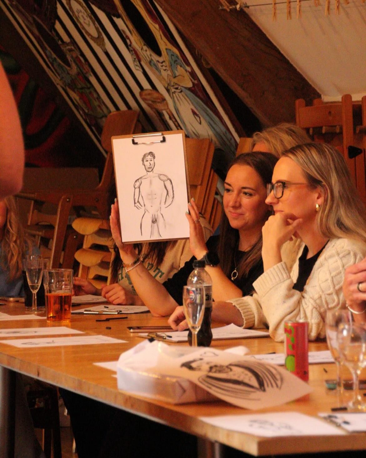 Another hen party @millendmitcheldean . Catering and entertainment from @bordellobanquets . And a fabulous set of buttocks from @henswithpens . 

What a great bunch of girls - fun and laughter all weekend, with a graze table, pamper hampers, a burles