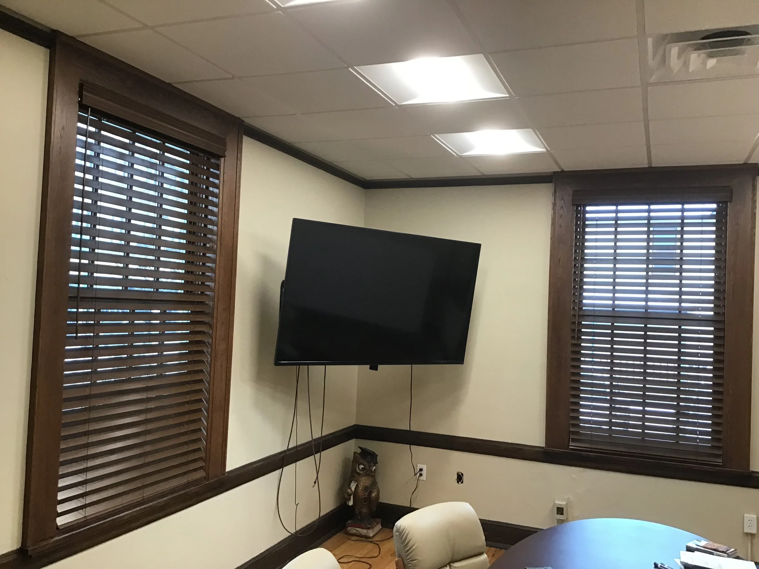 Real wood blinds
