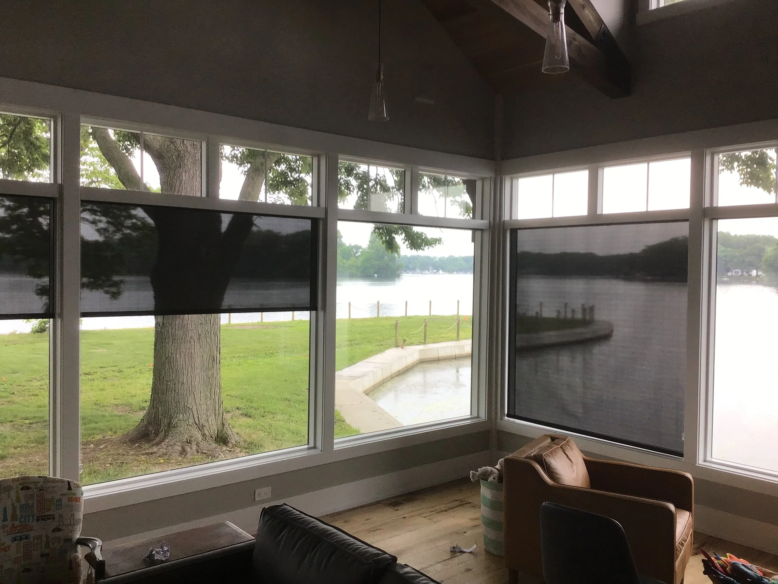 Light filtering solar shades