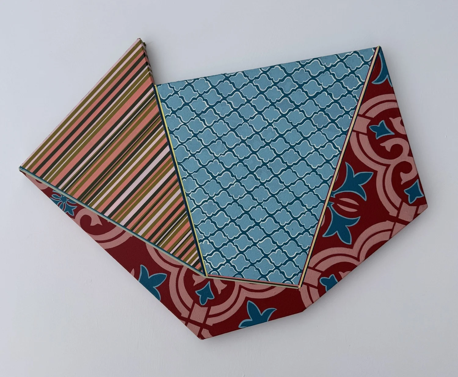 Drifting, geometric contemporary artwork by Nichole Gronvold, represented by J. Nunez Gallery.