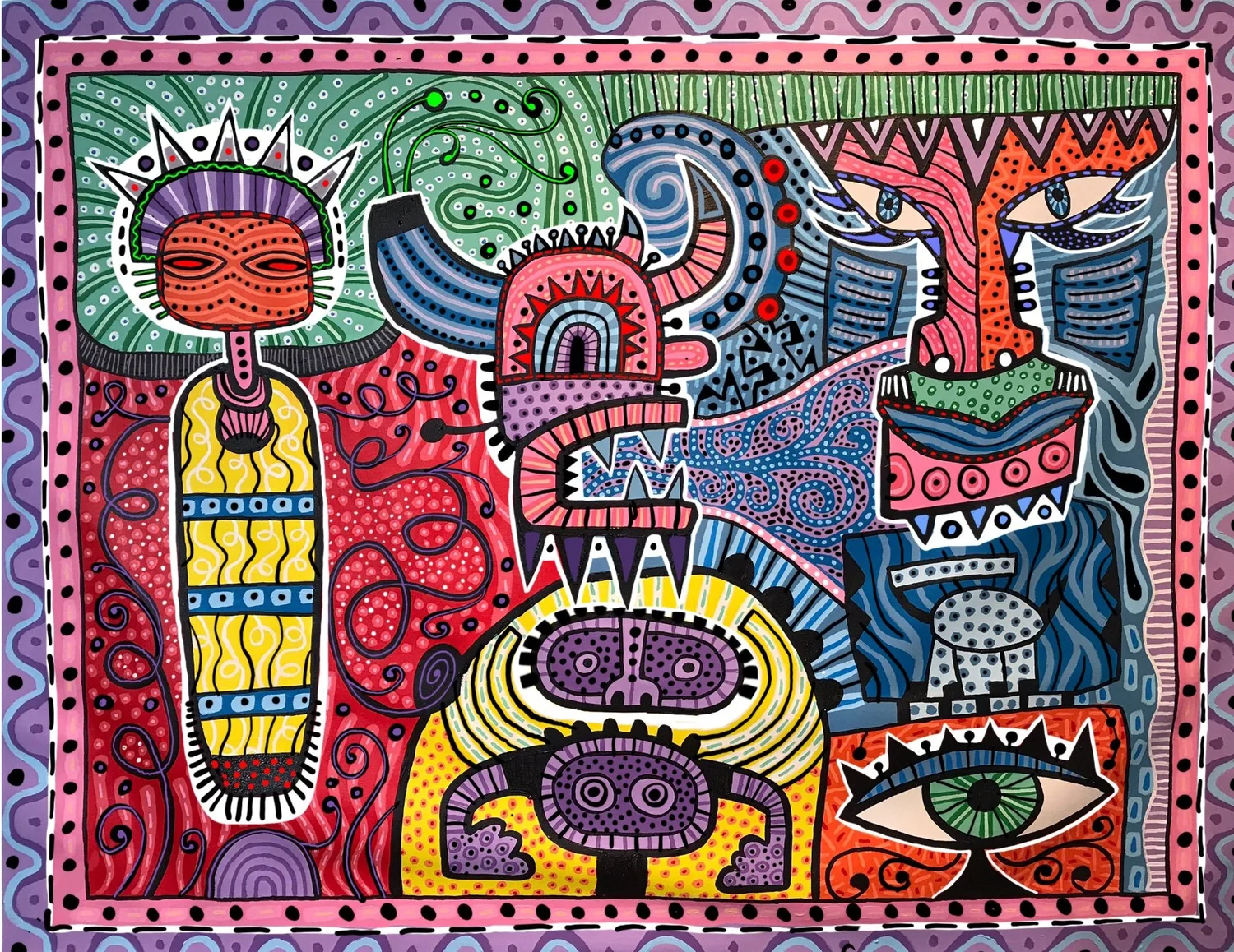 Beyond the Beyond, original contemporary artwork by Dan Fenelon, represented by J. Nunez Gallery.