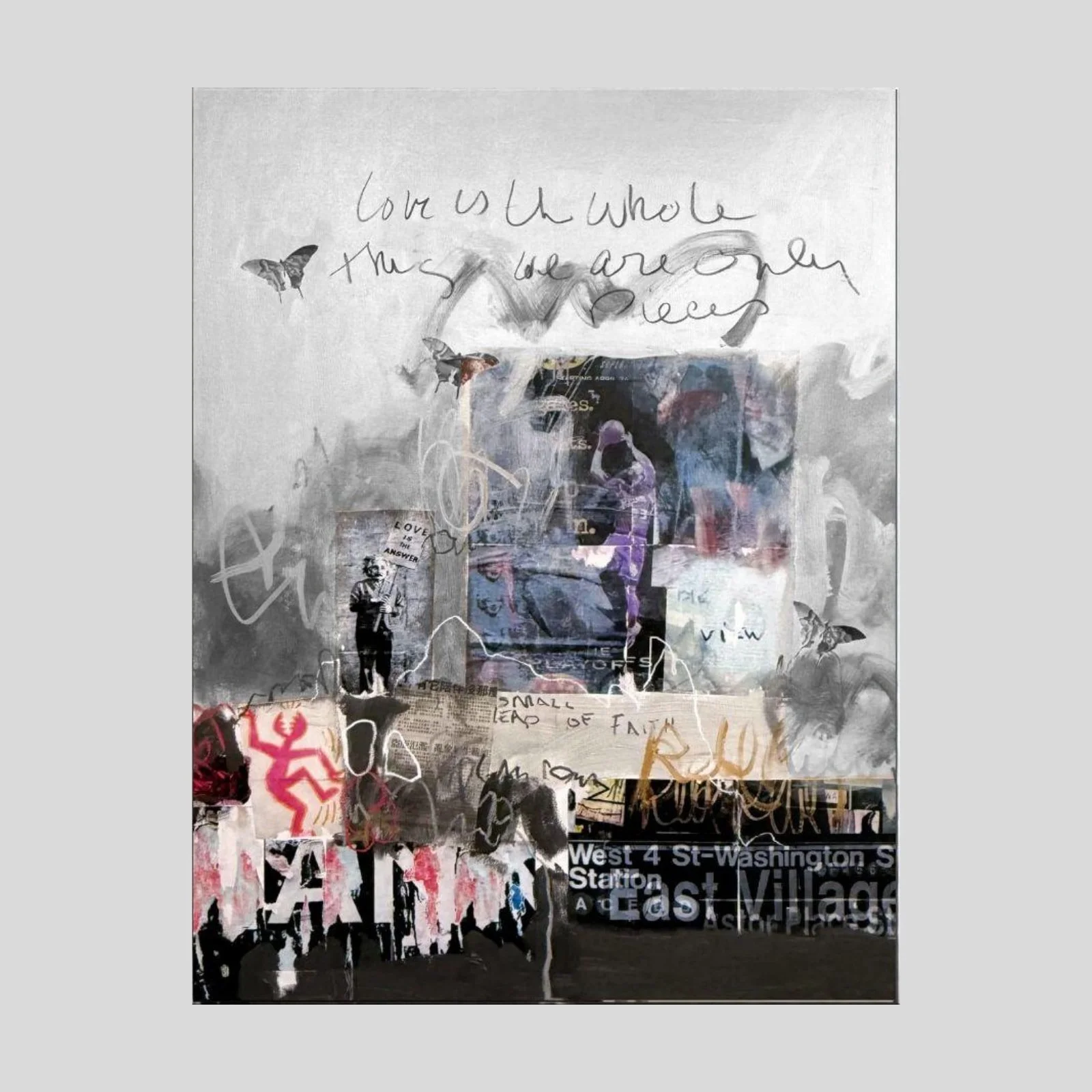 The World's Gone Mad, But Love Is The Answer by Susan Washington — panel right