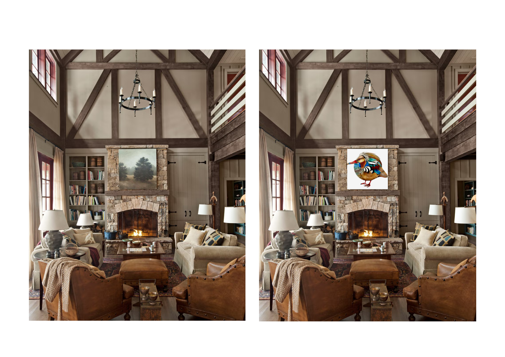 Tudor House with Contemporary Art