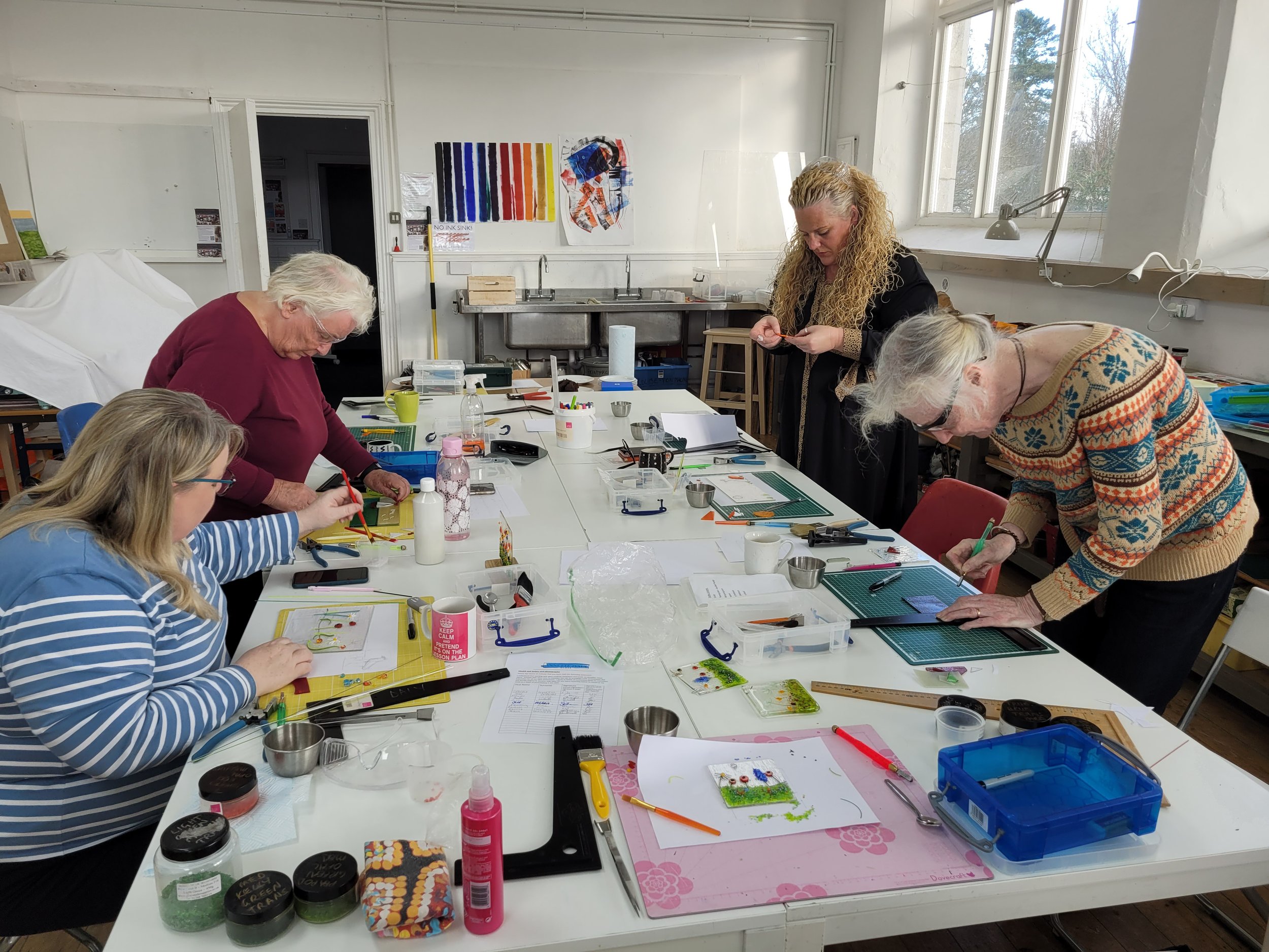 Spring Introduction to Fused Glass with Annette Day - Yellow Studio