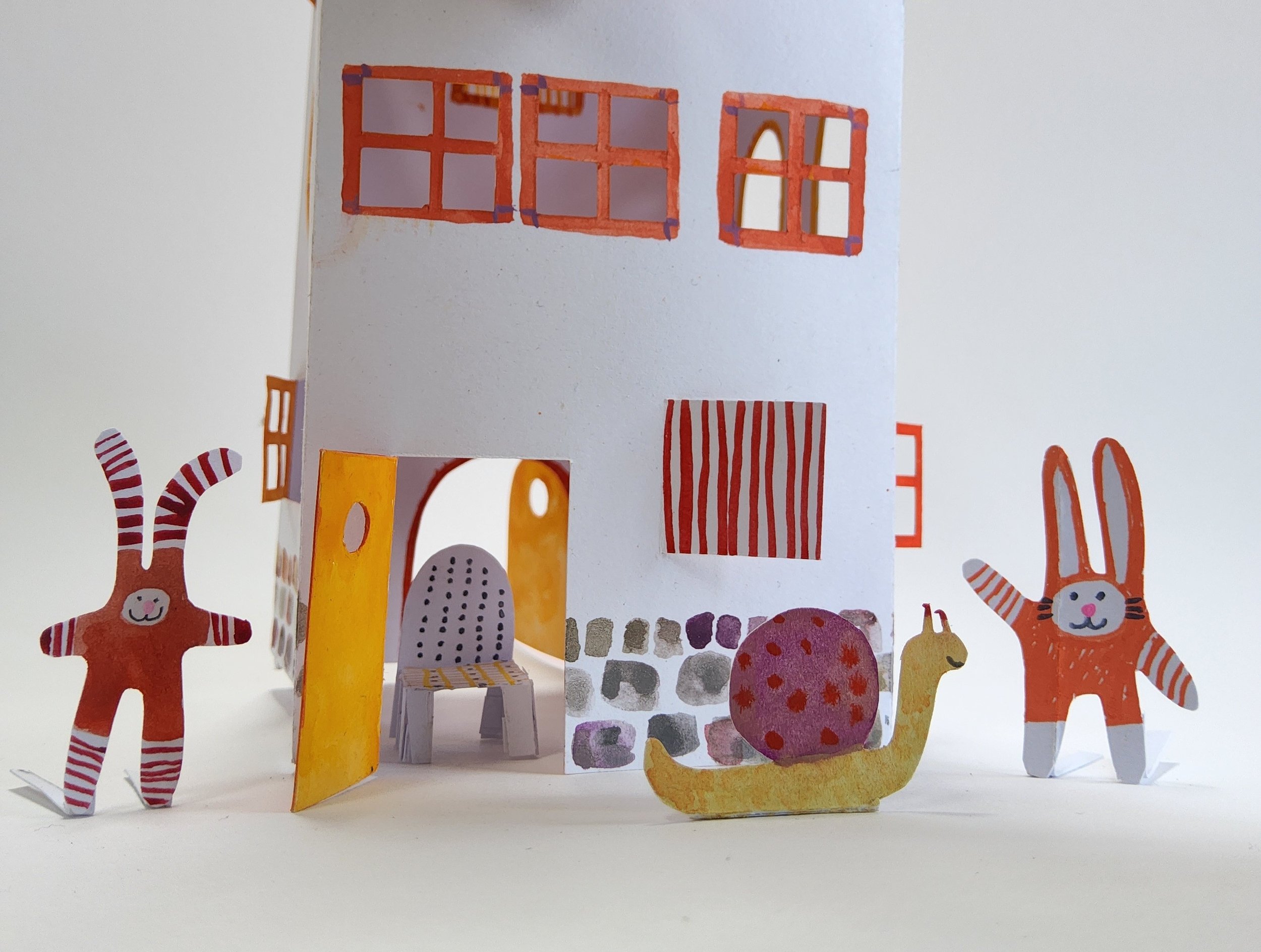 CARDBOARD DREAM HOUSE WORKSHOP with Becky Crawford- Yellow Studio