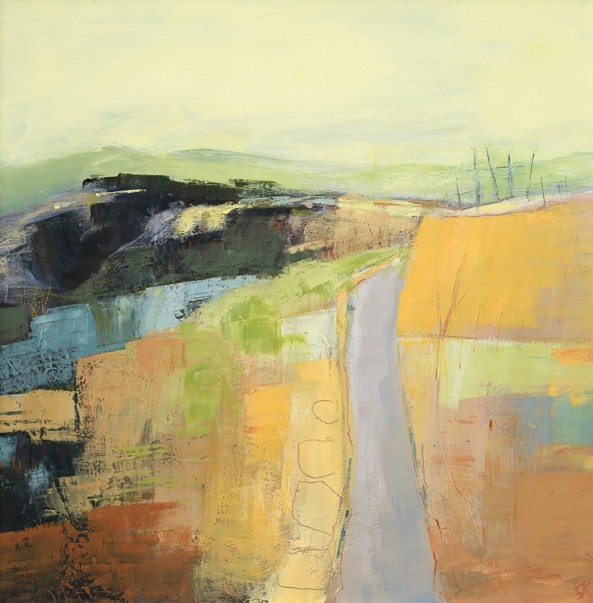 Contemporary Landscape Painting - Shirley Kirkcaldy