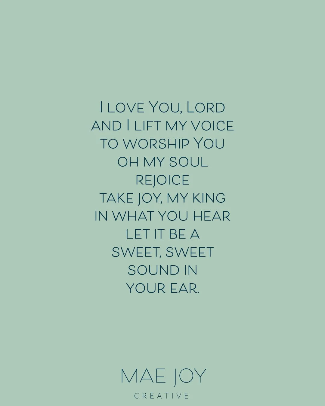 It is so important to hide God's Word in our hearts...so they are with us all the time...at the moment we need them. 
I also love hiding songs in my heart. Sometimes simple songs that I have sang since my childhood. 
This is one of those songs.
On