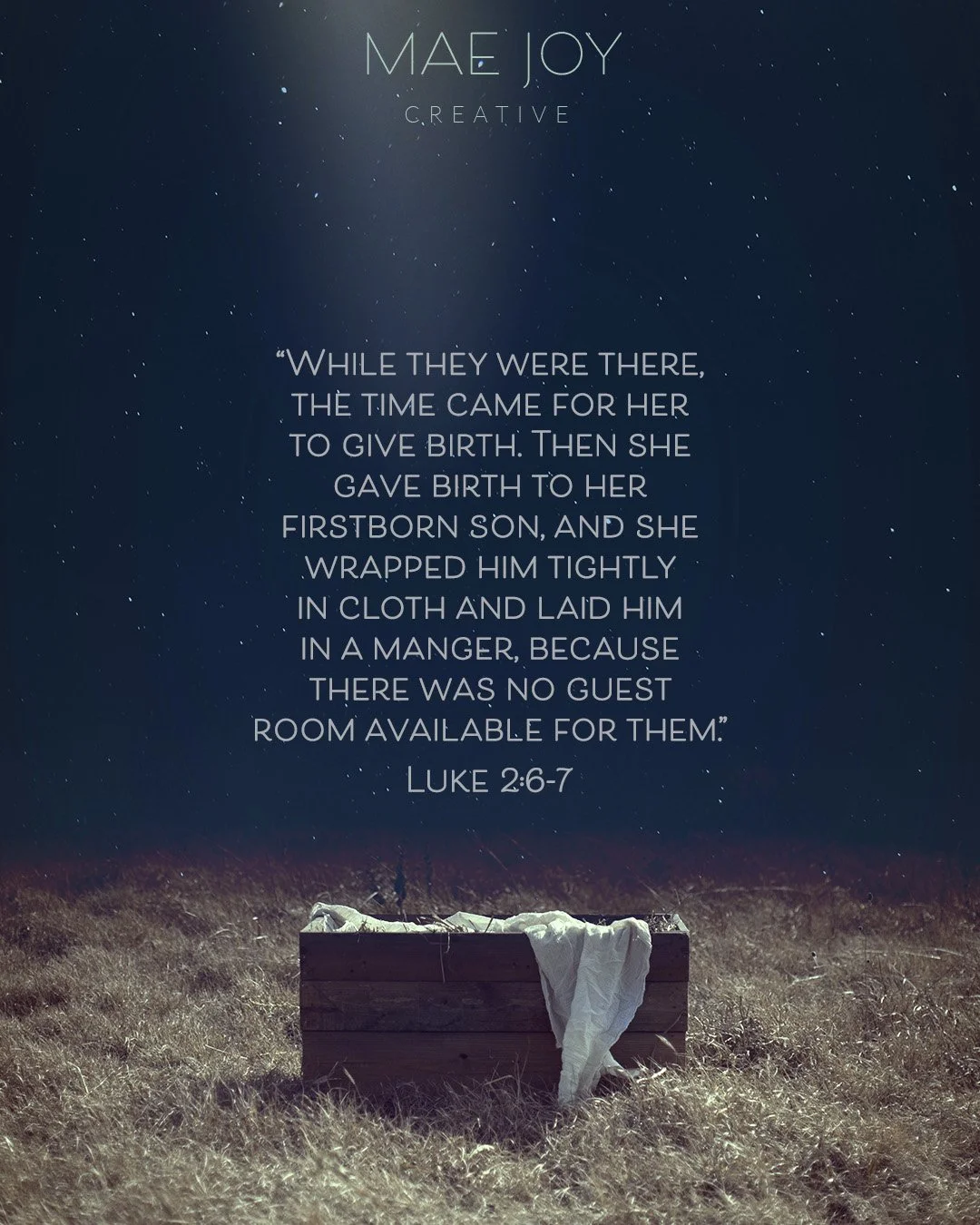 There...on the most holy night...our Savior was born. Imagine what must have been going through the minds of Mary and Joseph. They knew everything the angel told them...they knew the truth of this moment. 

Ever wondered what that first look was like