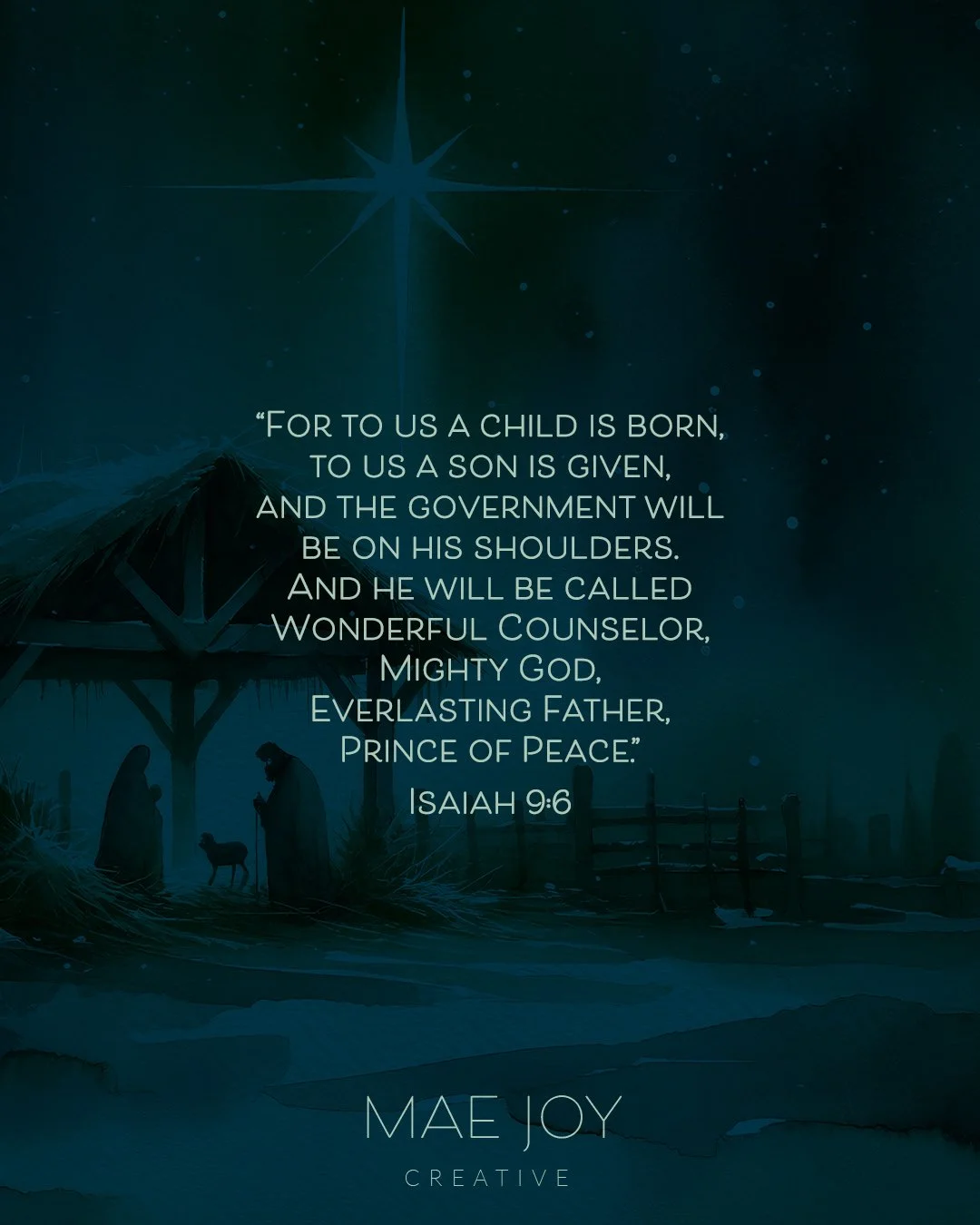 Hundreds of years before Jesus was born, God's people were reading and hearing these words. Before Mary was born...before Joseph was born...before Elizabeth or Zechariah...God had a plan.

God knew before anyone else how He was going to send us a Sav