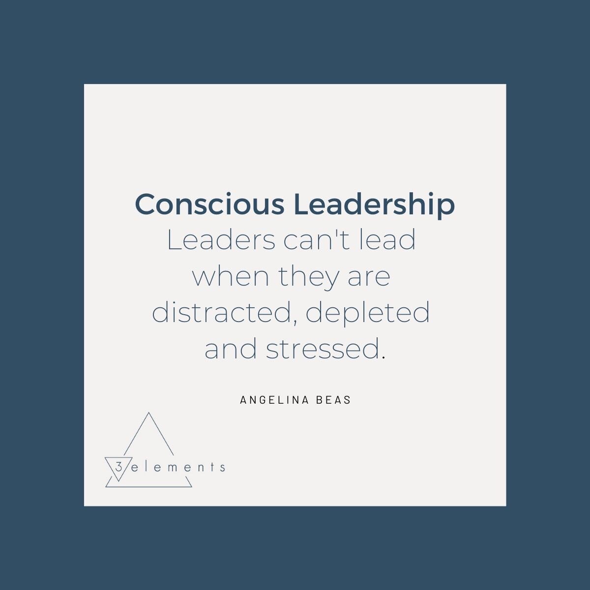 A conscious leader is one who is self aware about of when their limits are being reached and takes care of themself. They realize they effective leadership comes from a place of wholeness and health. #consciousleadership #executive #leadership #women