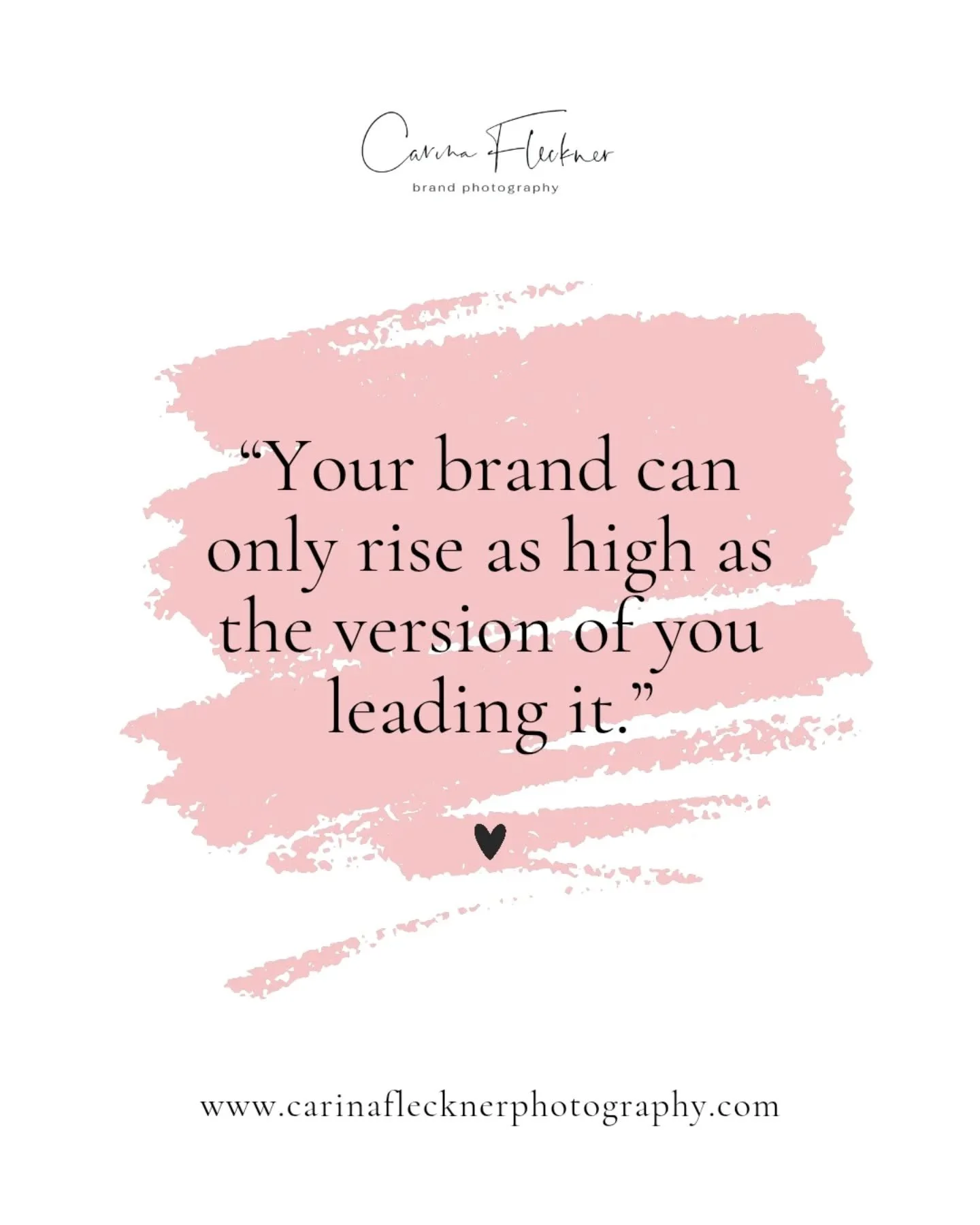 You can tweak your strategy all day long&hellip;
but your brand will only rise as high as the version of you leading it.

Because personal branding isn&rsquo;t just about photos, content, or showing up more.

It&rsquo;s about brand clarity.
It&rsquo;