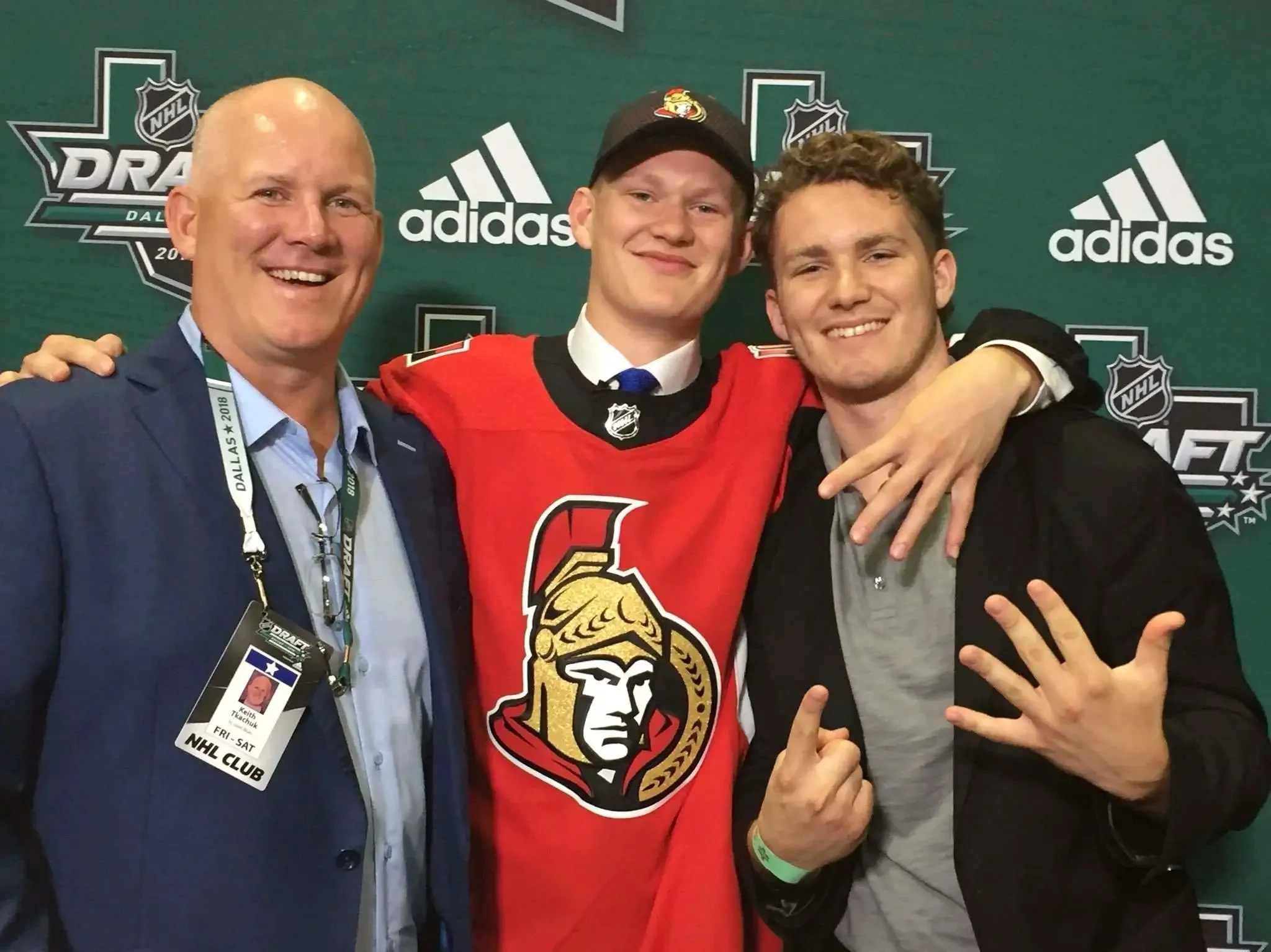 Keith, Brady and Matthew Tkachuk