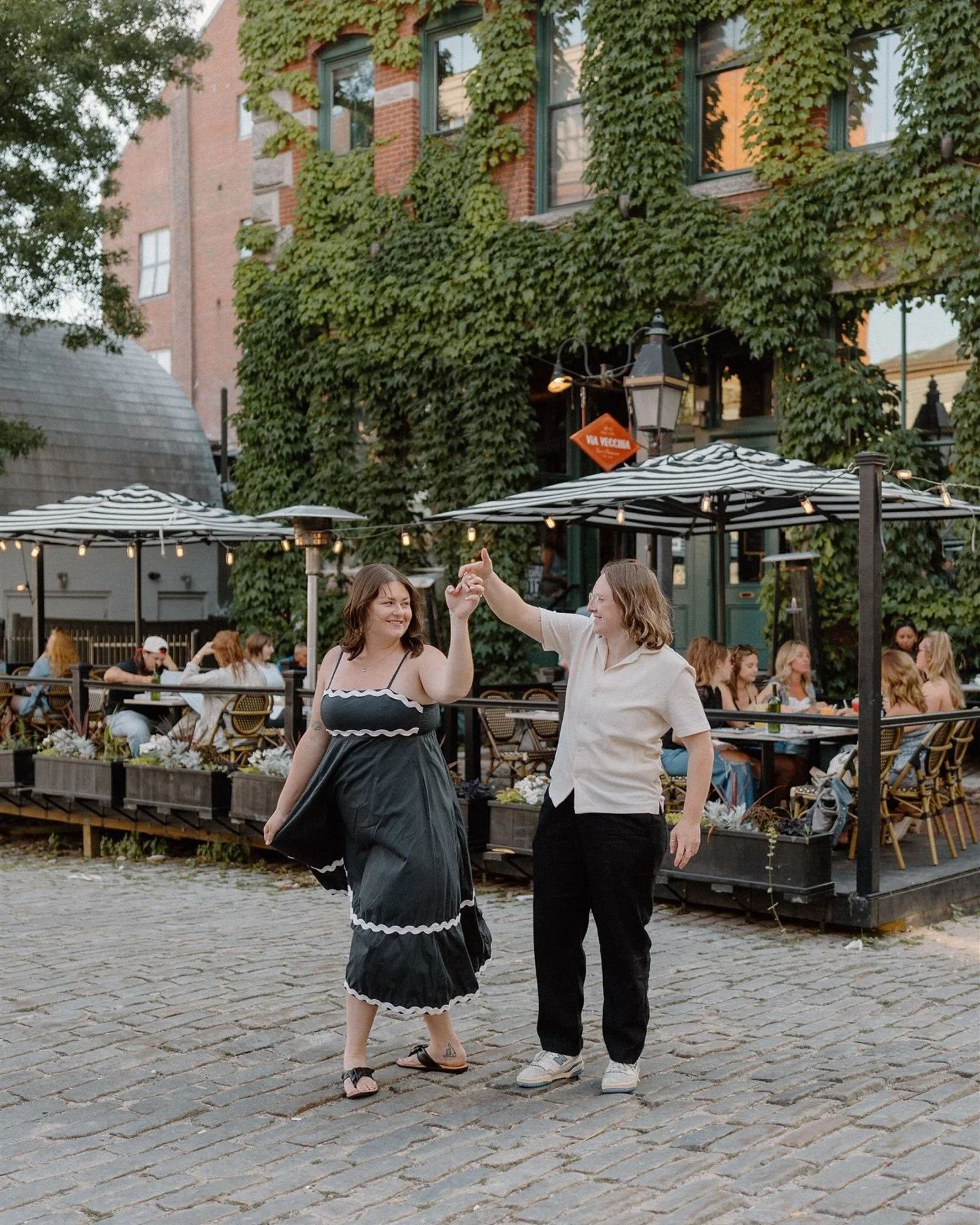 I love getting to meet my couples before their big day! Sedona and Jillian are tying the knot next year, and we kicked things off with an engagement session in Portland. We grabbed ice cream, wandered through the Eastern Prom, and ended the evening a