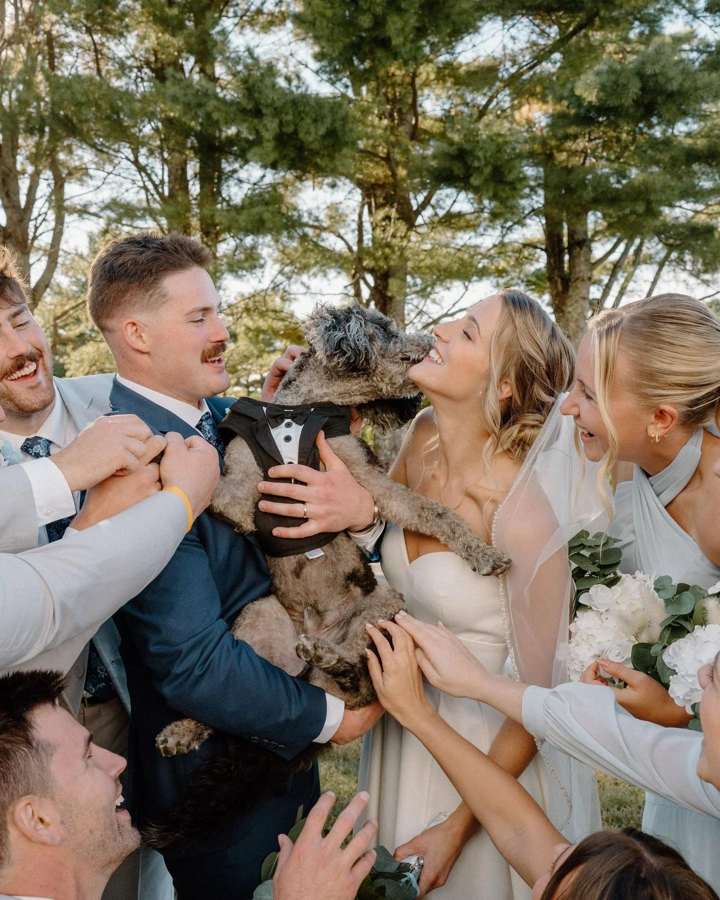 Caroline and Colby got married last weekend and wow what a day! From their heartfelt tear jerking vows, their pup Maverick, the epic dance party, their day was absolutely perfect. They&rsquo;re some of the nicest people you&rsquo;ll ever meet and I&r