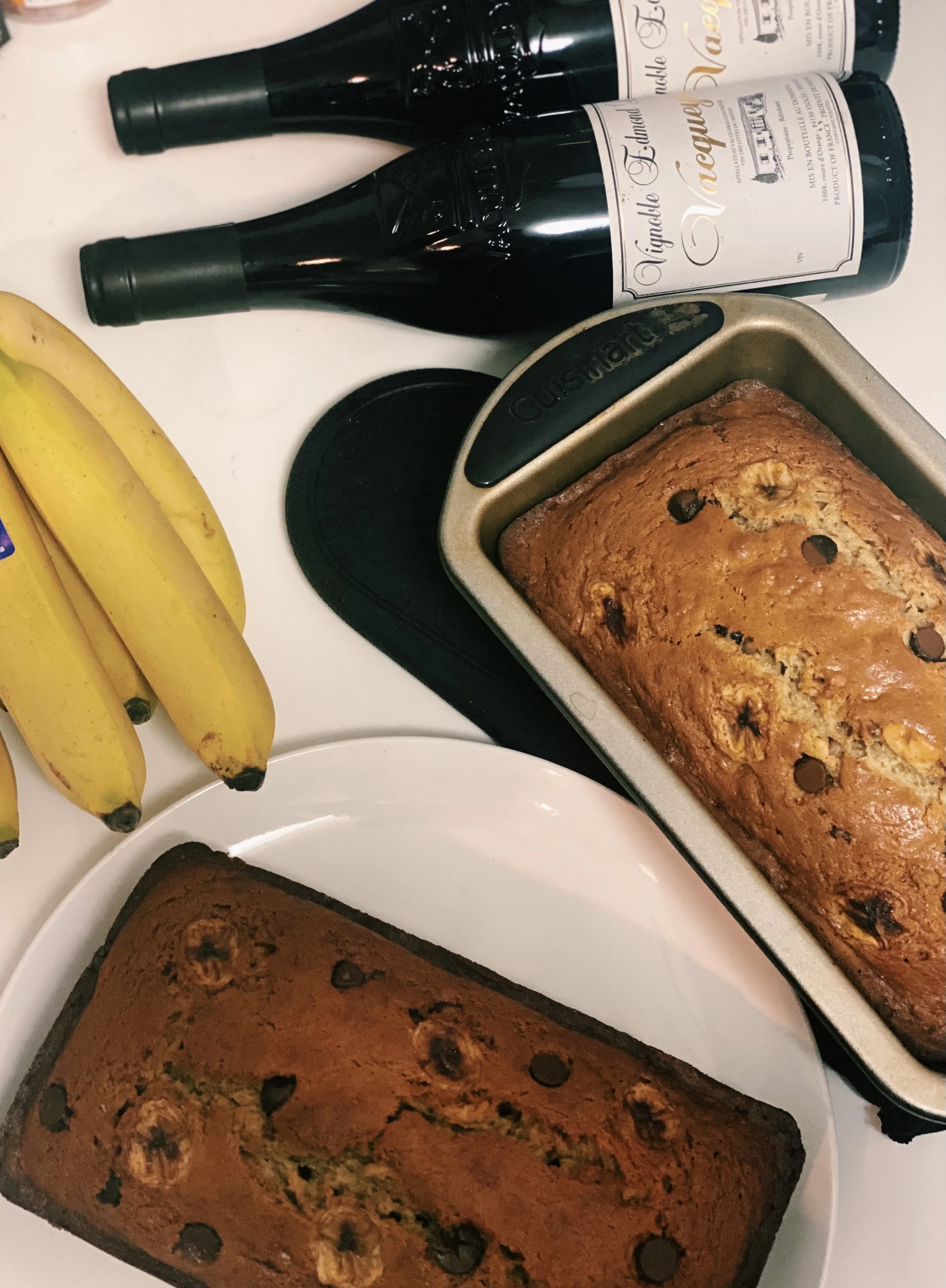 Goldilocks Bread with Chocolate and Nuts. Lots of Nuts.