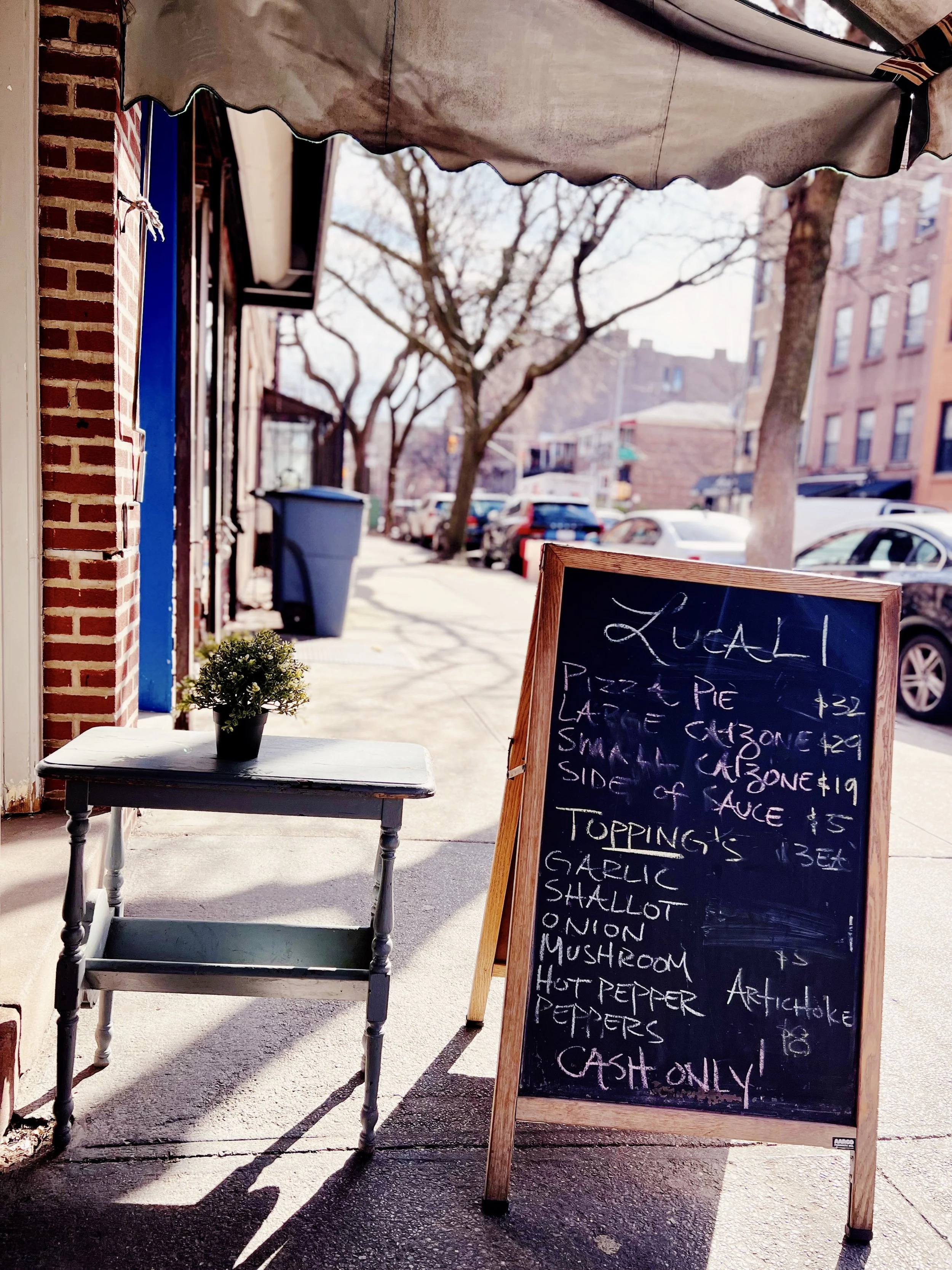 The Lucali Pizza Line