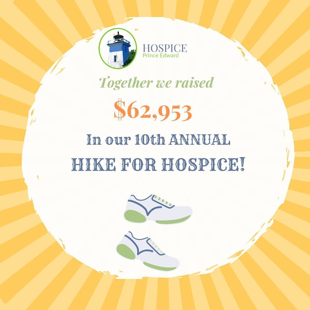 The results are in!!! We are blown away but the generosity of our community and sponsors! Thank you @chestnutparkhomes and Pioneer Healthcare, our other incredible sponsors, and all of the hikers and their supporters for making our 10th Annual Hike f