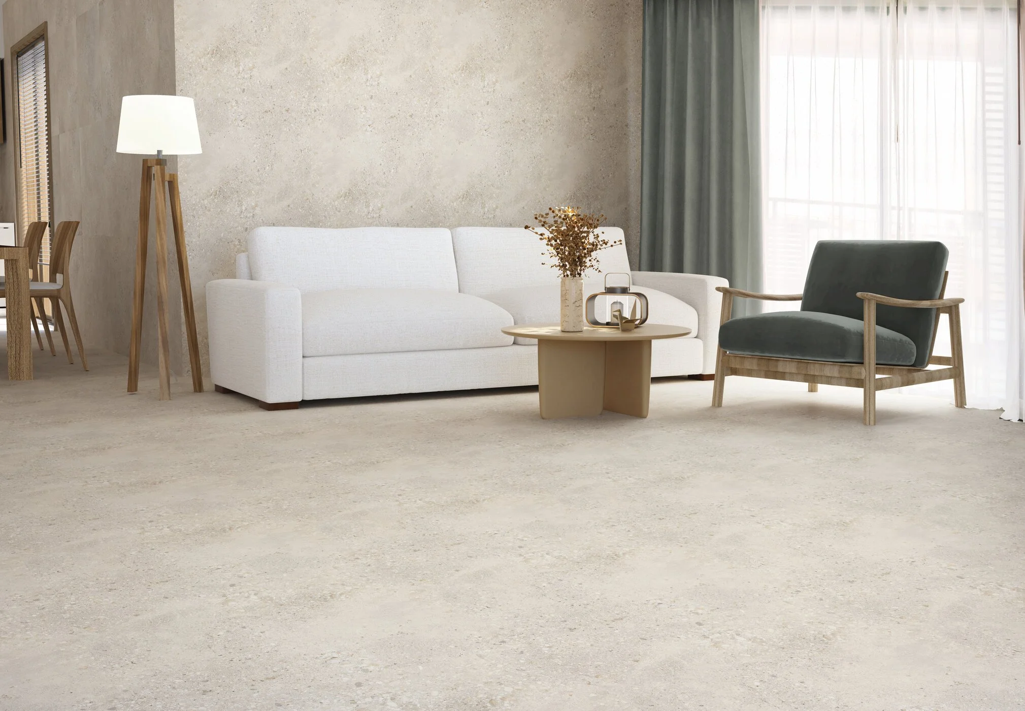 Promenade Cream 80 x 80 Matt Tile