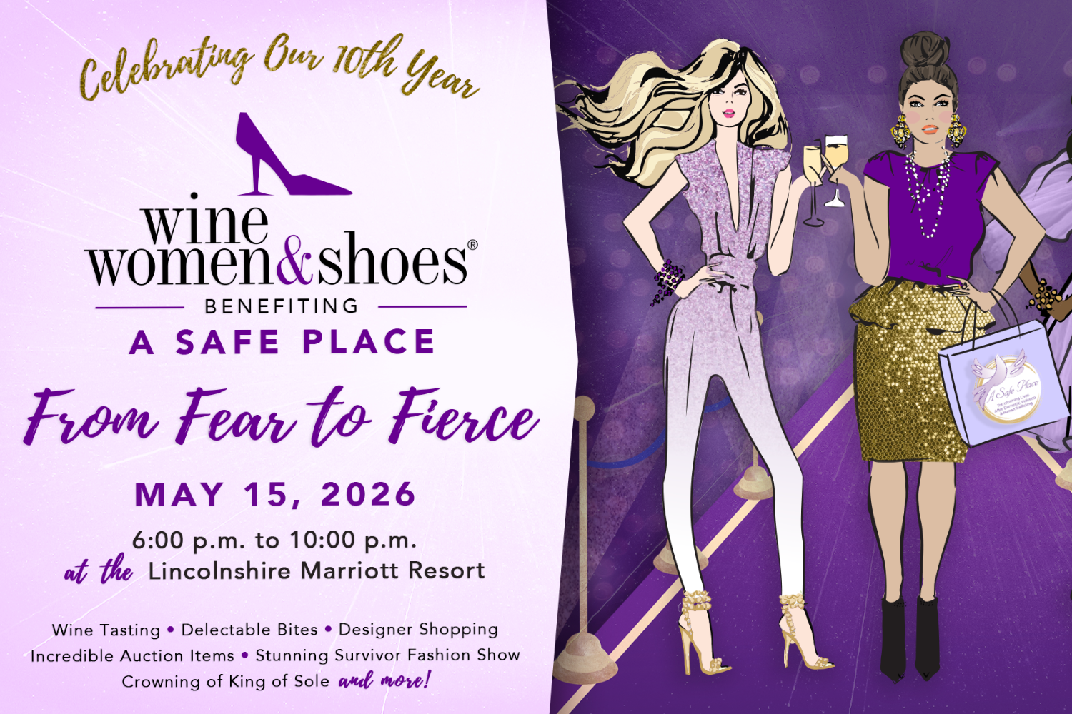 Wine, Women, and Shoes Fundraiser