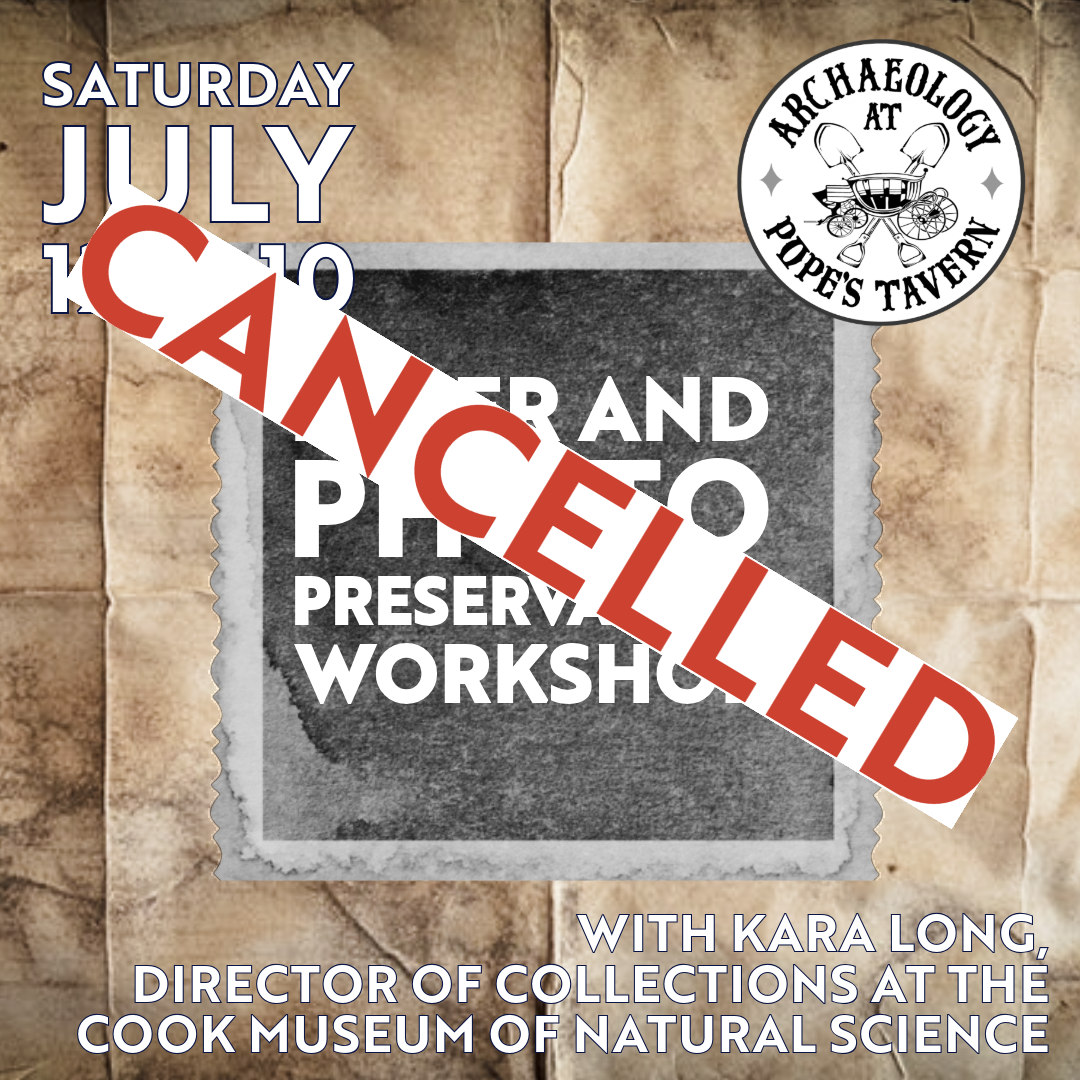 Paper and Photo Preservation Workshop
