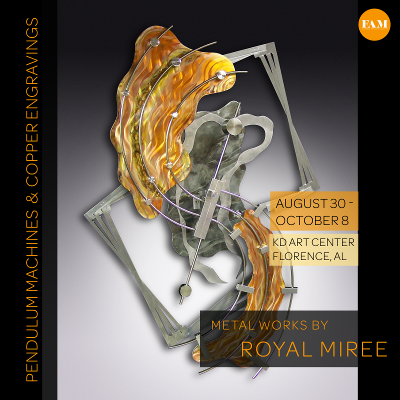 Metal Works by Royal Miree Exhibit opening