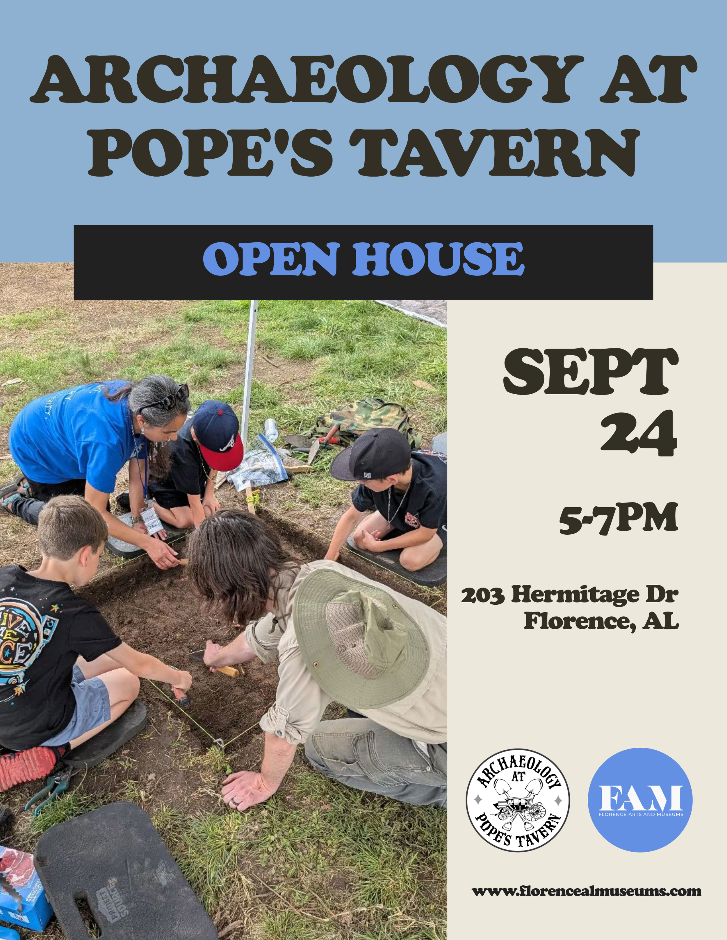 Archaeology at Pope's Tavern Open House