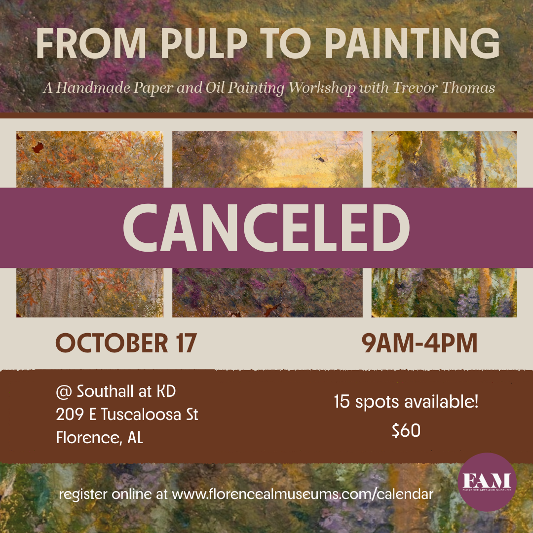 From Pulp to Painting: Handmade Paper and Oil Painting Class — Canceled