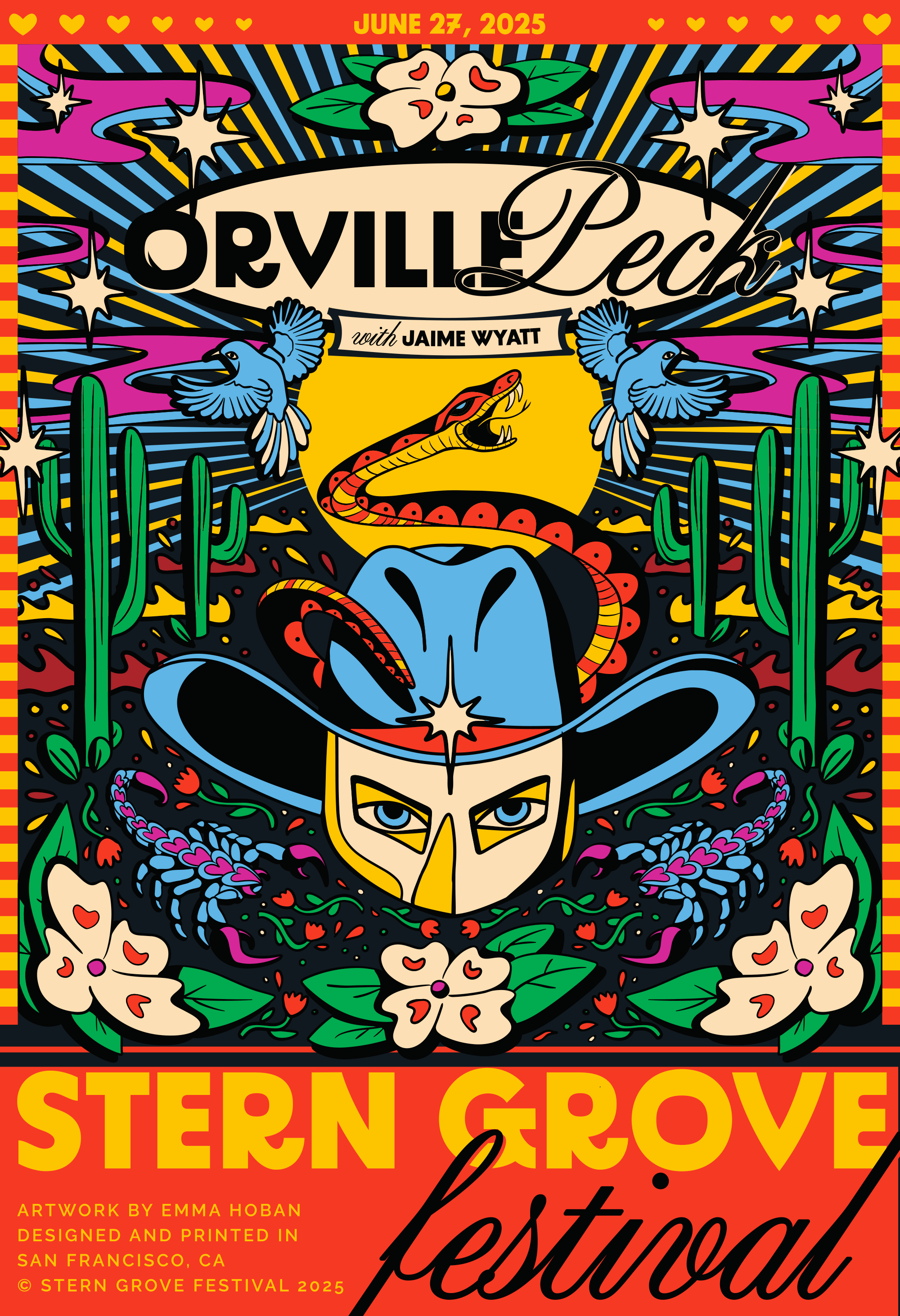 poster design for orville peck