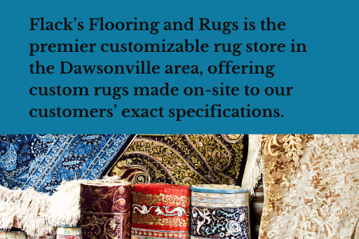 customizable rug store in the Dawsonville area