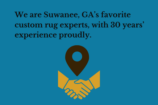 We are Suwanee, GA’s favorite custom rug experts