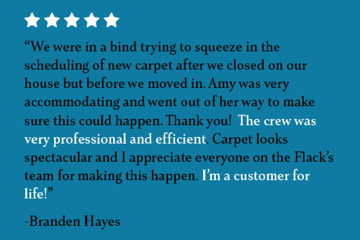 Client testimonial - The crew was very professional and efficient. I'm a customer for life.