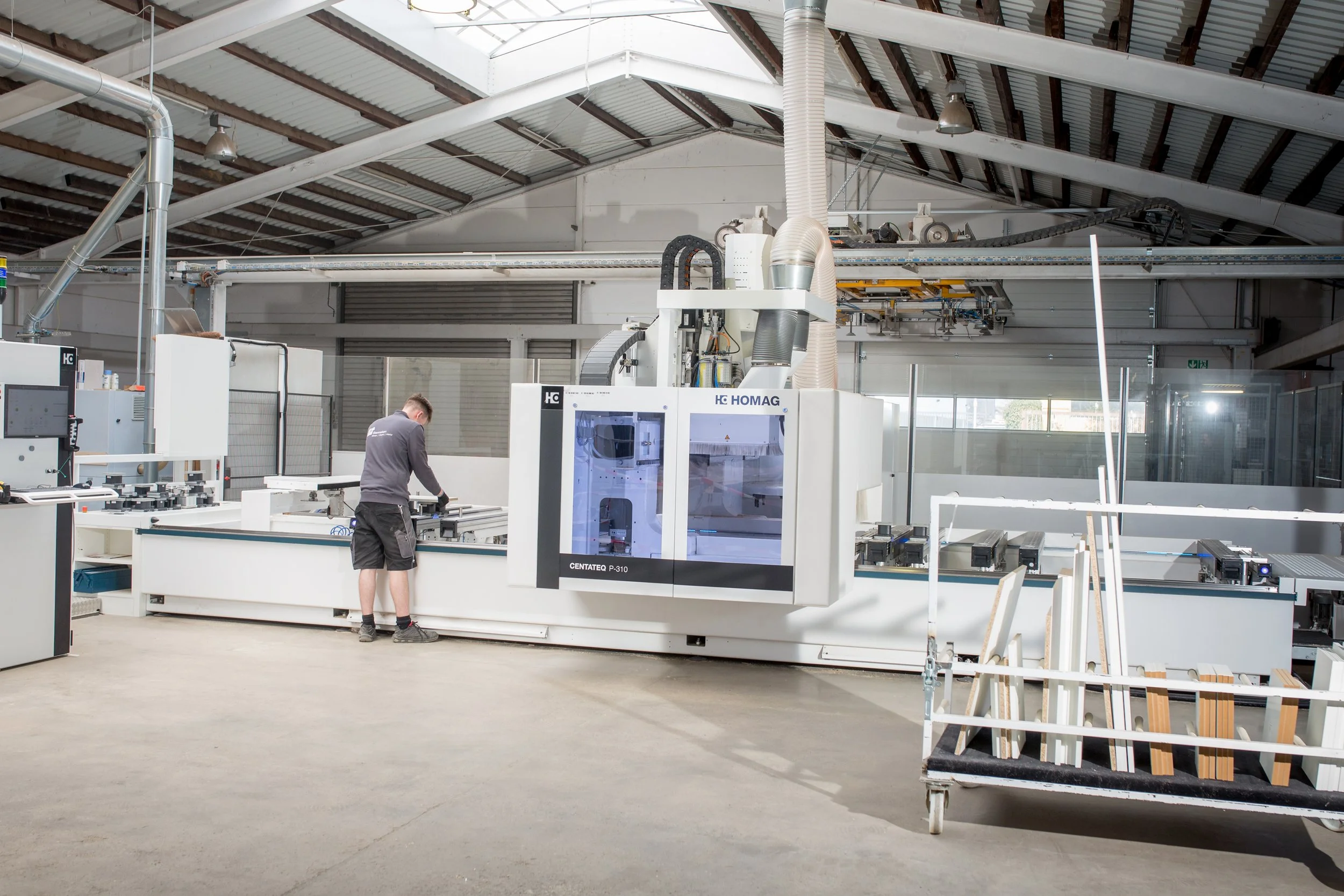 CNC-Bearbeitungszentrum in der Produktion von Stenneken in Bocholt.