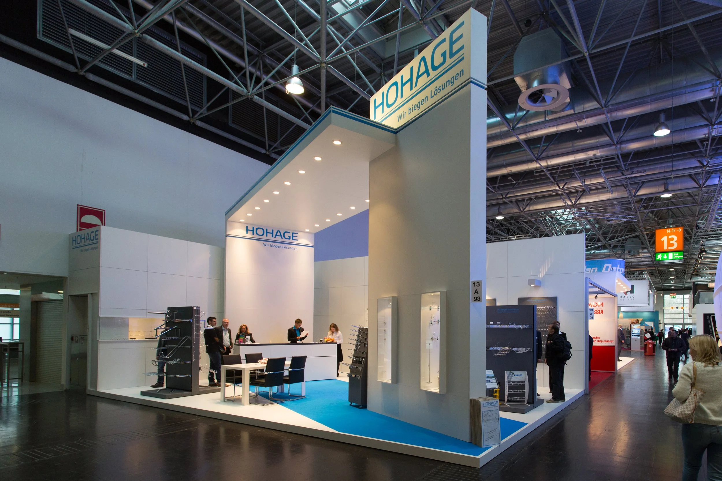 Individueller Messestand von Stenneken für HOHAGE.