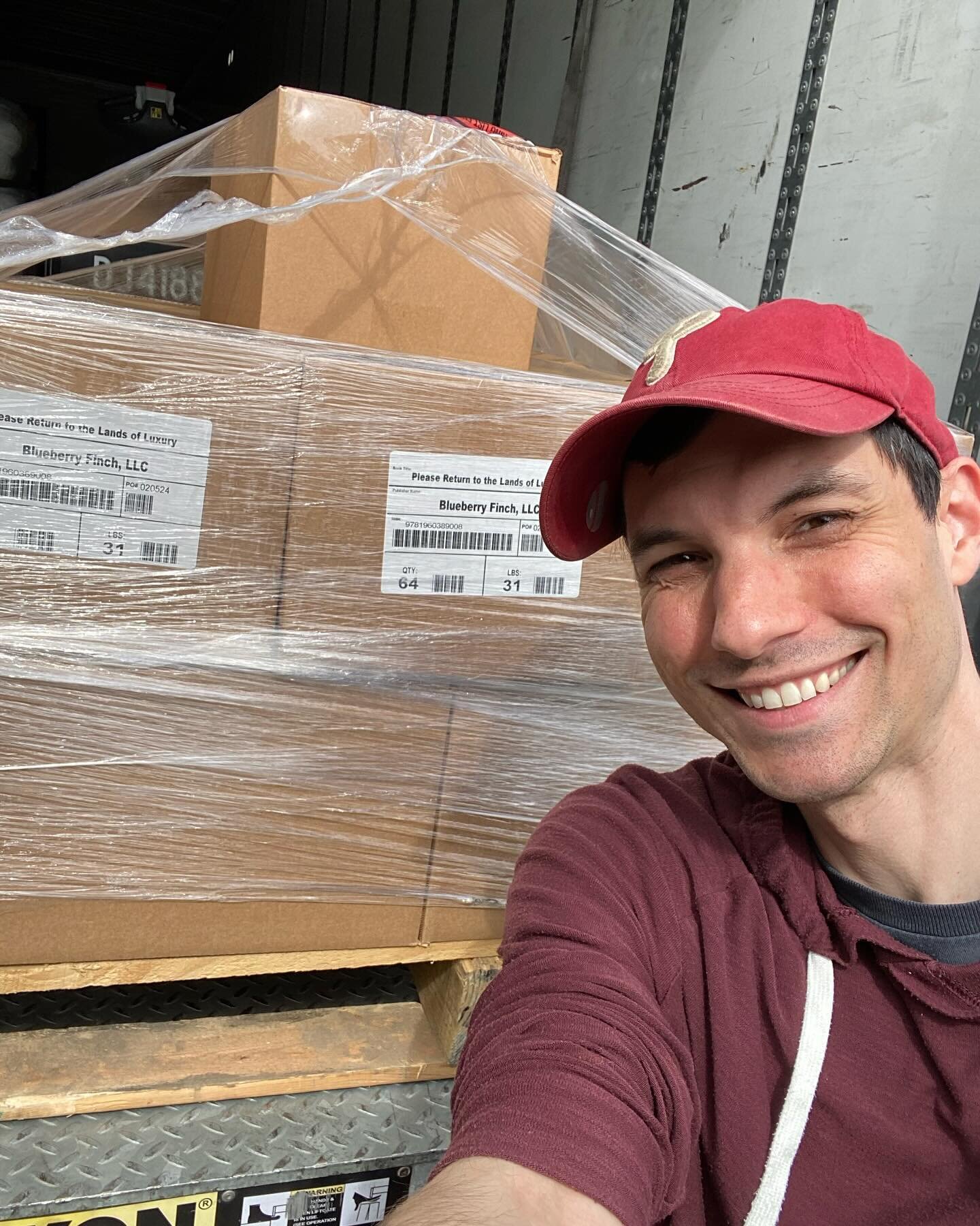 In case you missed it on my stories last week, I got my first pallet of books delivered! So excited to get these in the hands of readers. Thanks to everyone for their support in making this dream possible. I&rsquo;m forever grateful!

#indieauthor #m