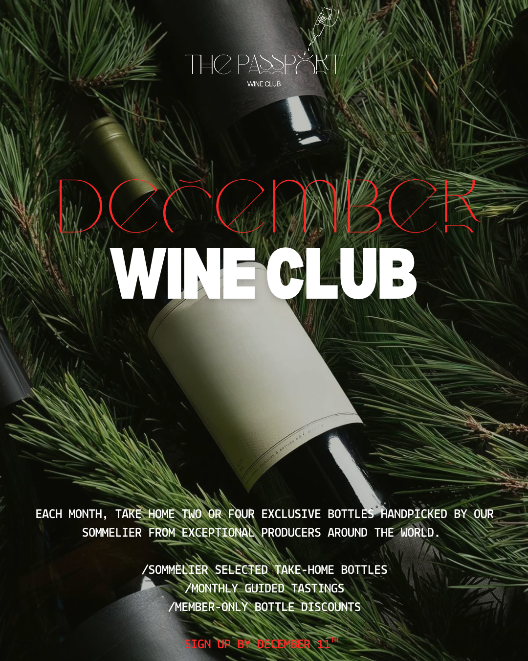 December Wine Club (Use link in Description to Join)