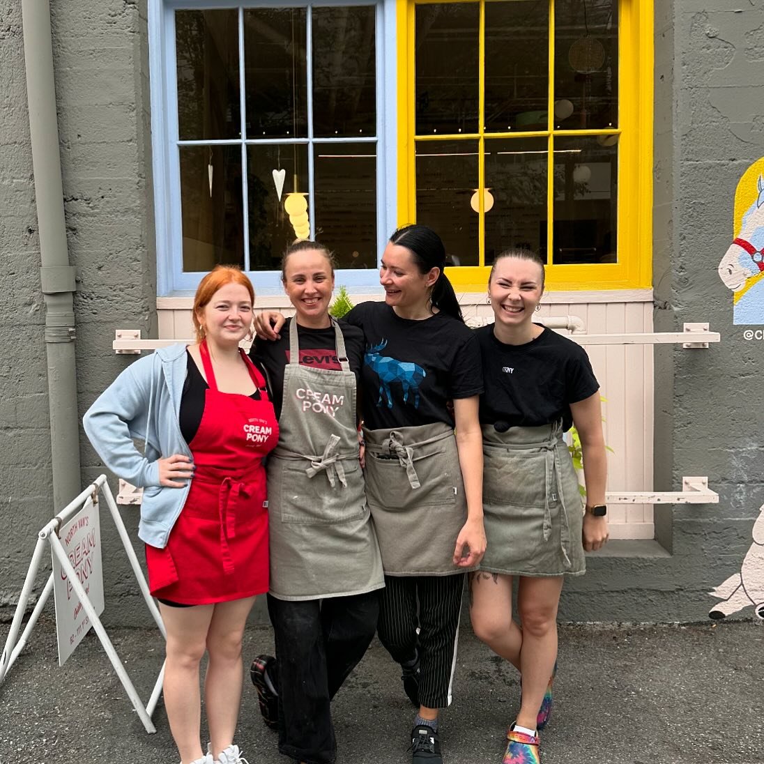 It&rsquo;s a pretty epic day when all four of these women have the same shift! 

Maryna, Liliia, Sveta and Viktoria all immigrated to Canada from the Ukraine in the last two years. Hearing their story, learning about their families, and witnessing th