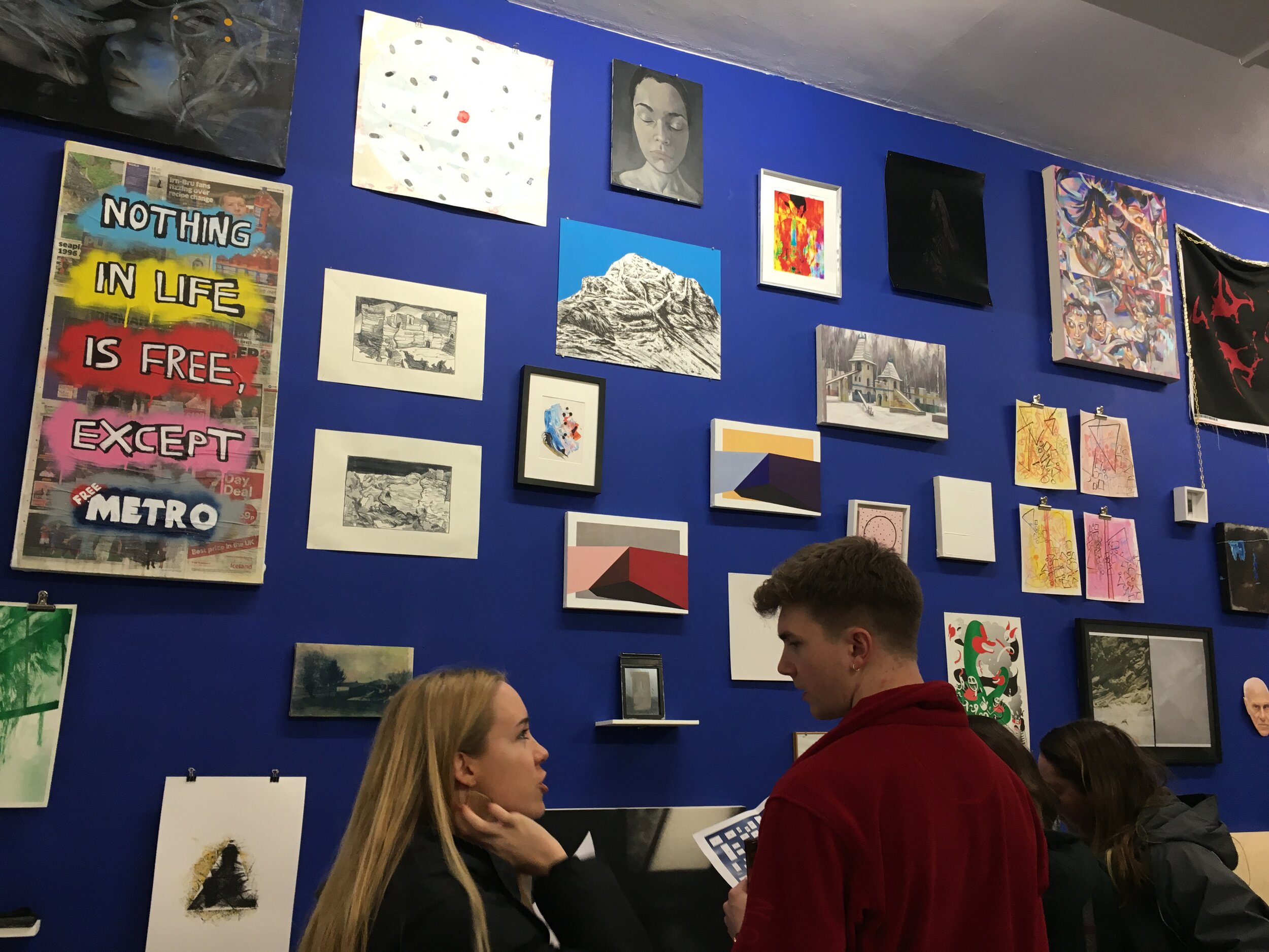 EMBASSY Gallery, members show, 'The Salon'. Edinburgh, April 2018.