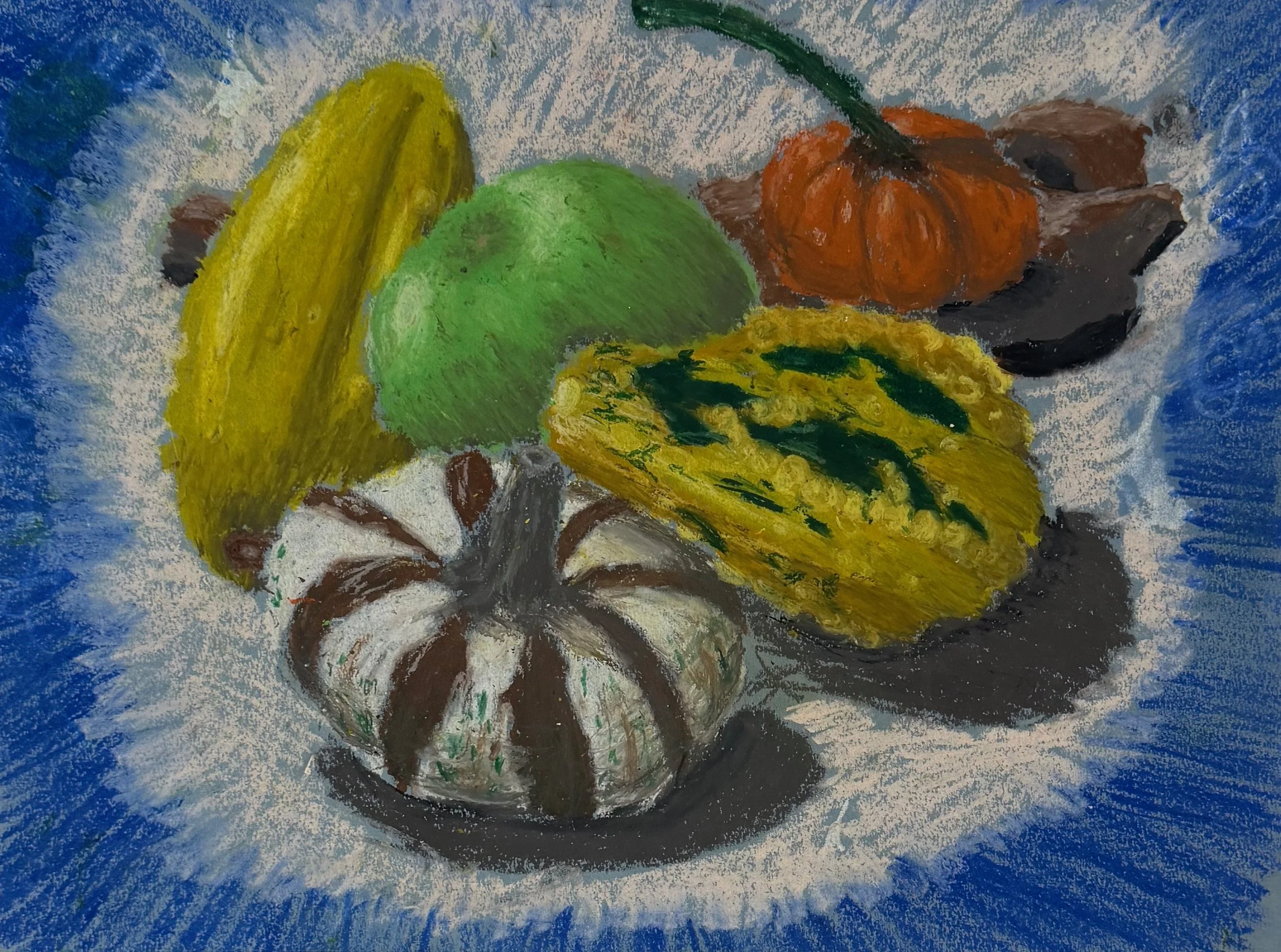 Josephus Weeks, 9th, Still Life, Oil Pastel