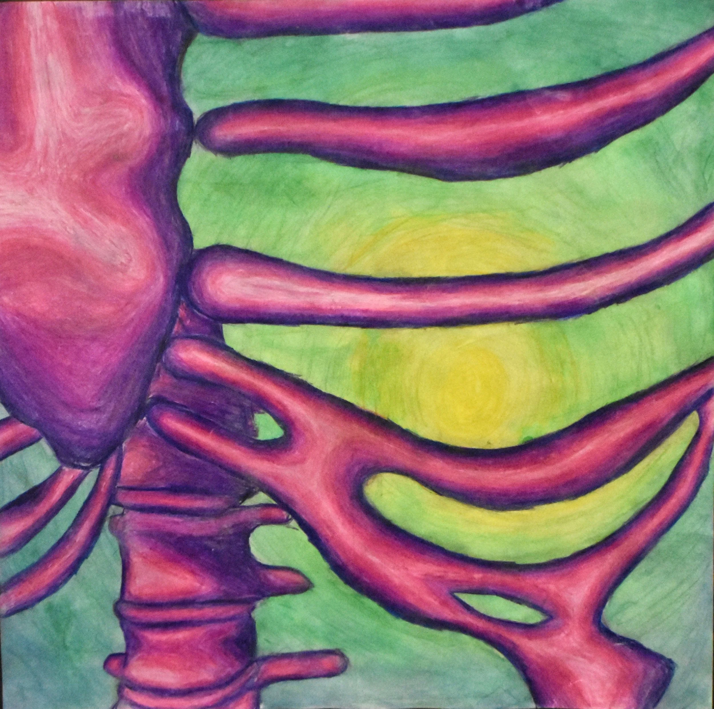 Joslyn Brody, 9th Grade, Ribs, Mixed Media