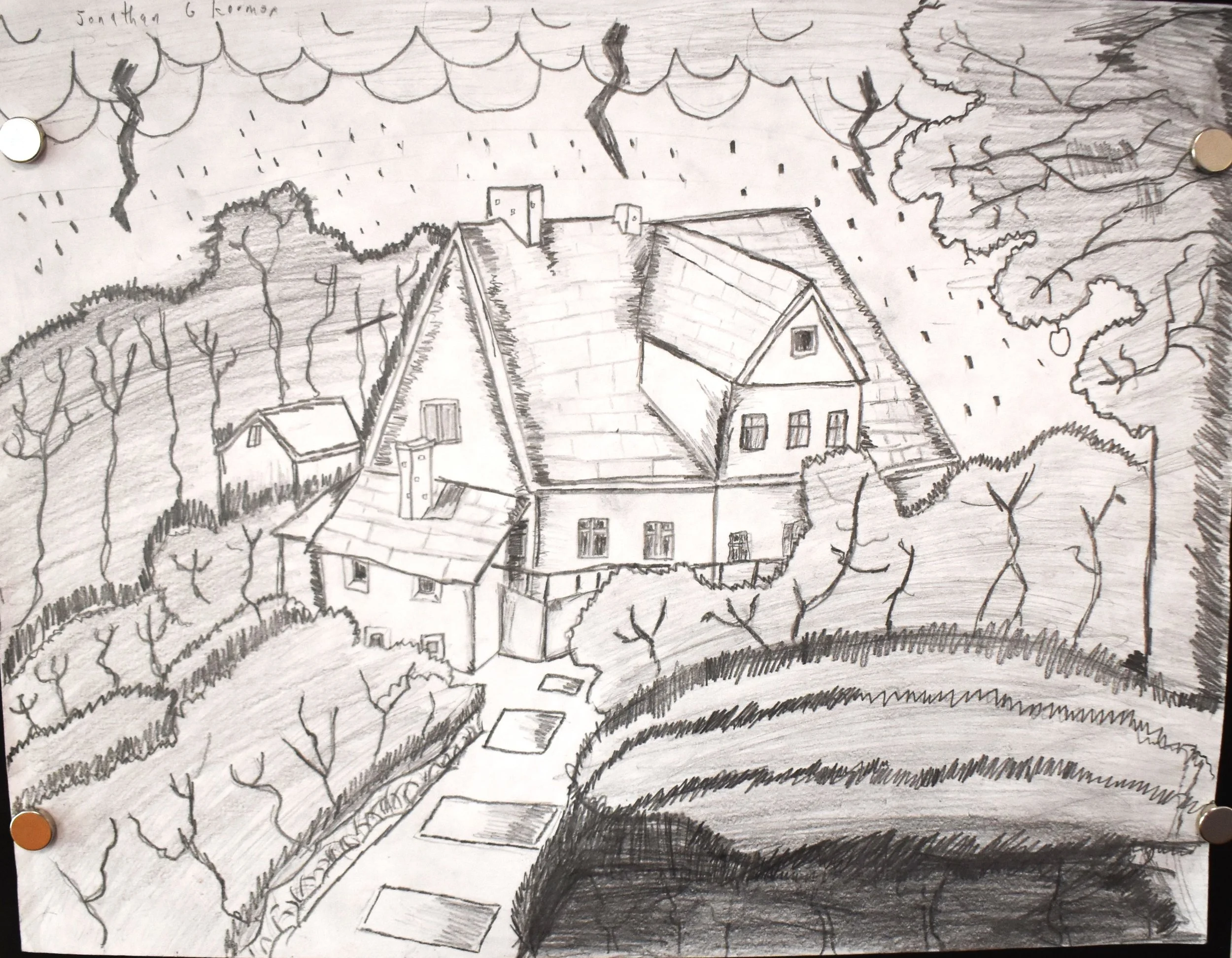 Johnathan Korman- Untitled, 8th Grade, Pencil 