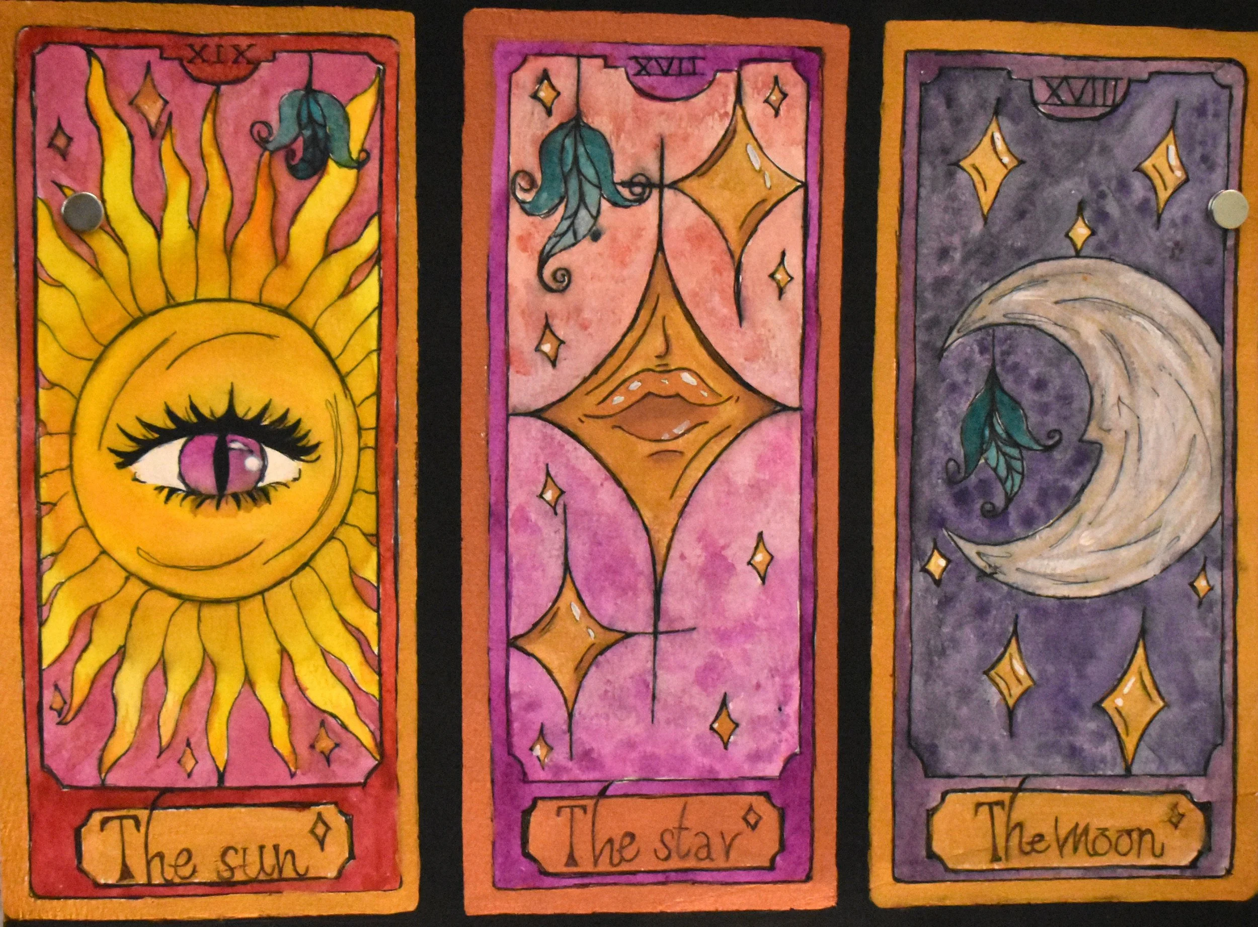 Isabella Thomas, 10th Grade, Tarot, Mixed Media