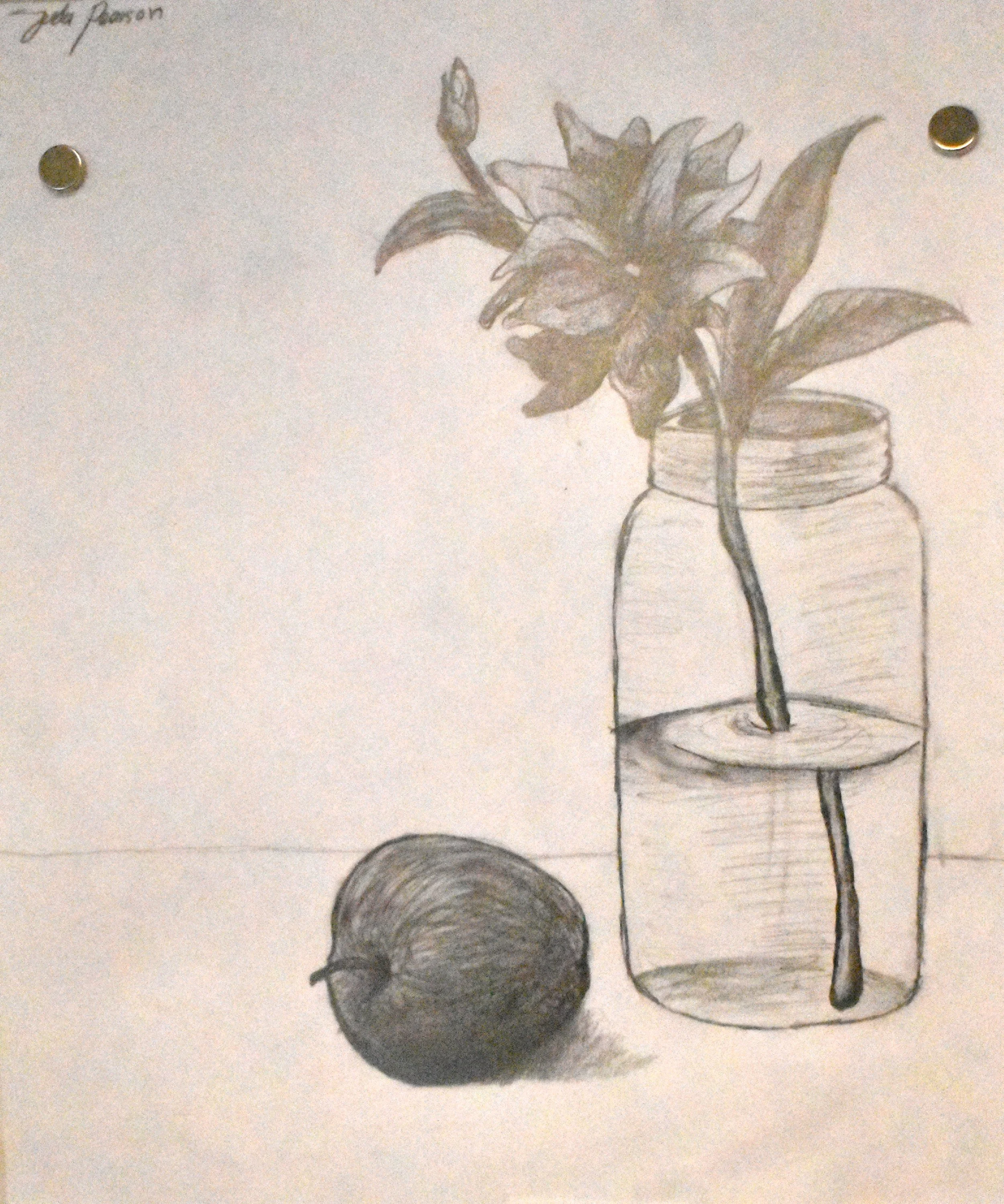Jada Pearson, 9th Grade, Still Life, Pencil