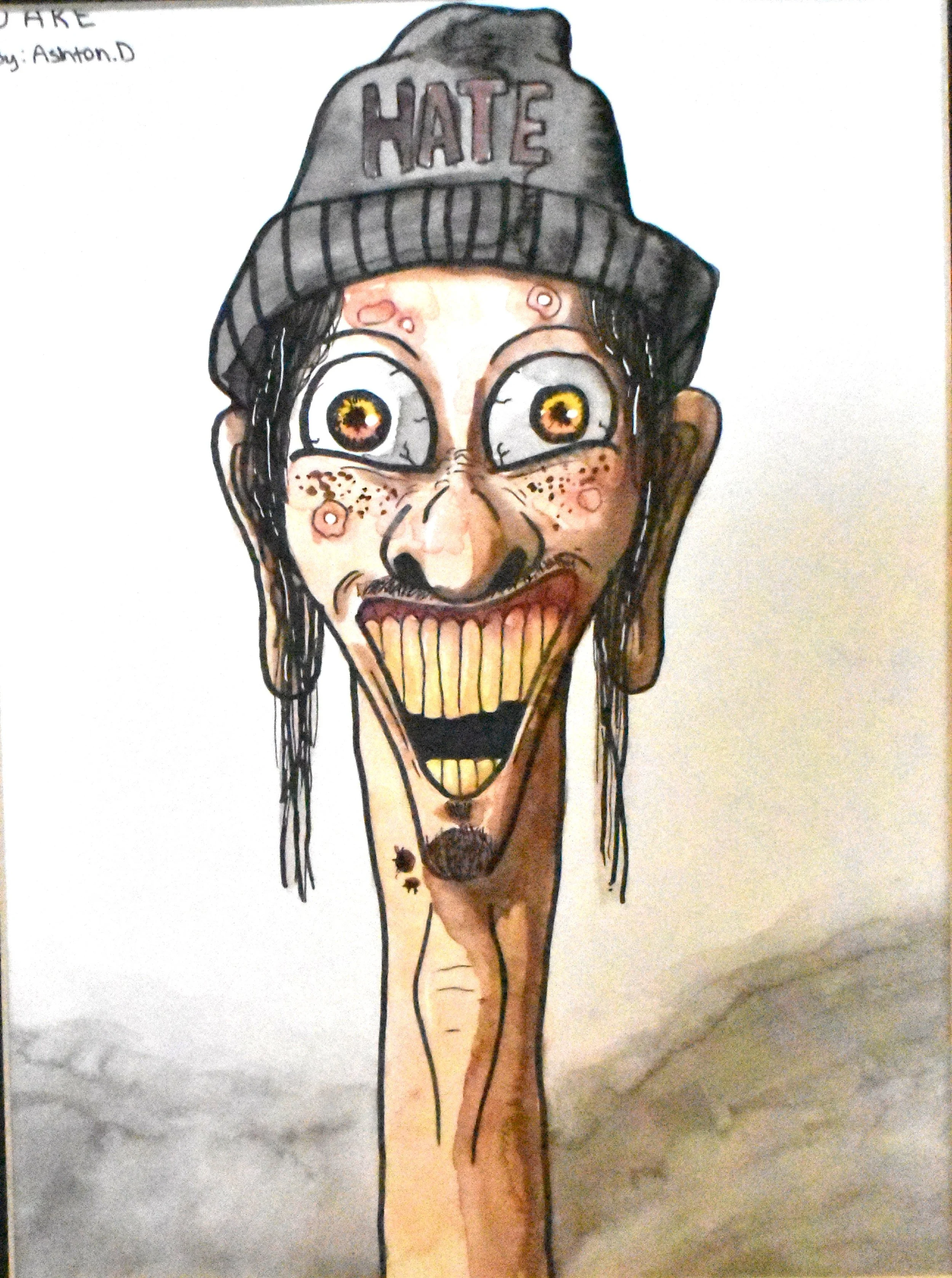 Ashton Dudding, 10th Grade, Untitled, Watercolor