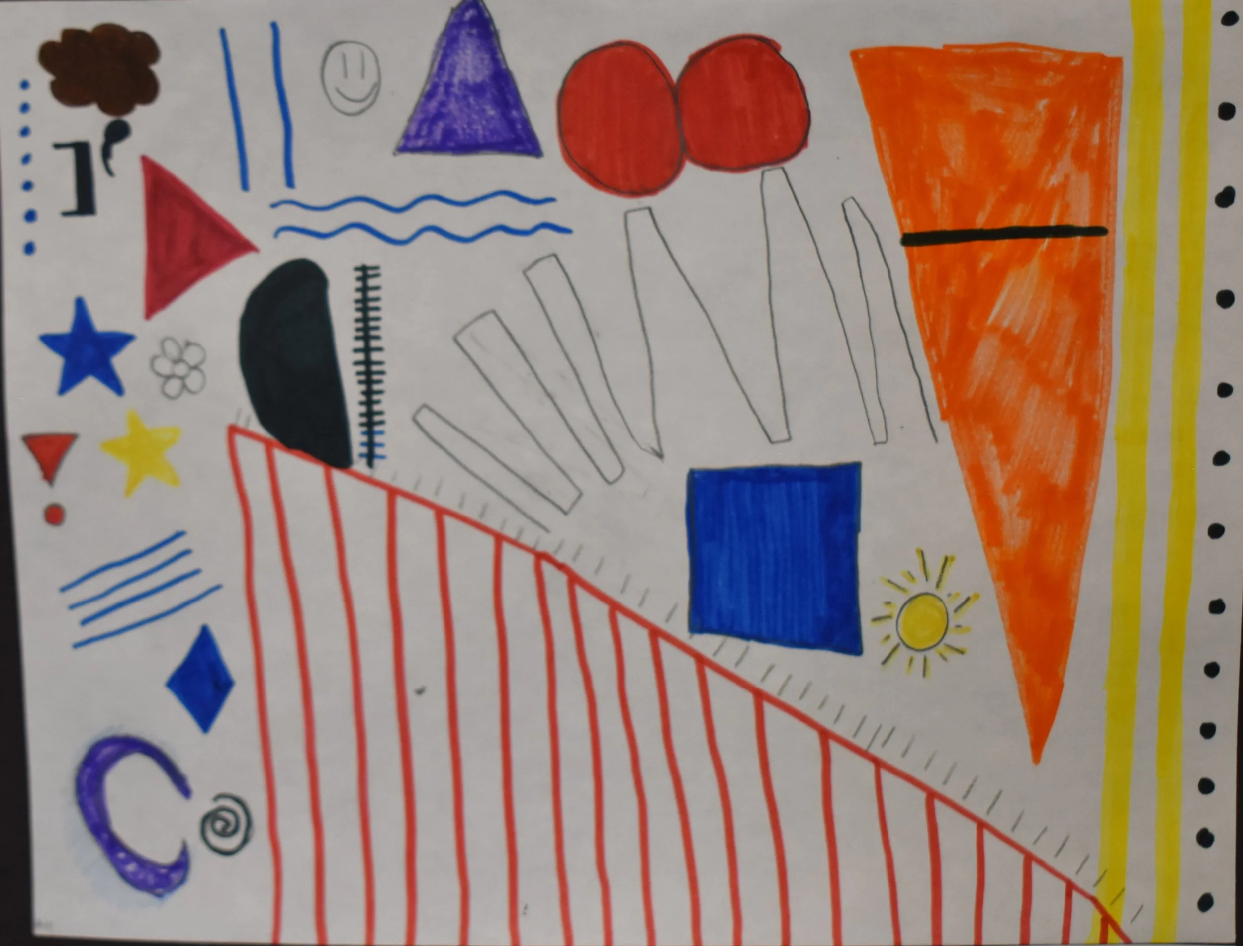 Avarie Hartsell- Everything Everywhere, 7th Grade, Marker and Pencil