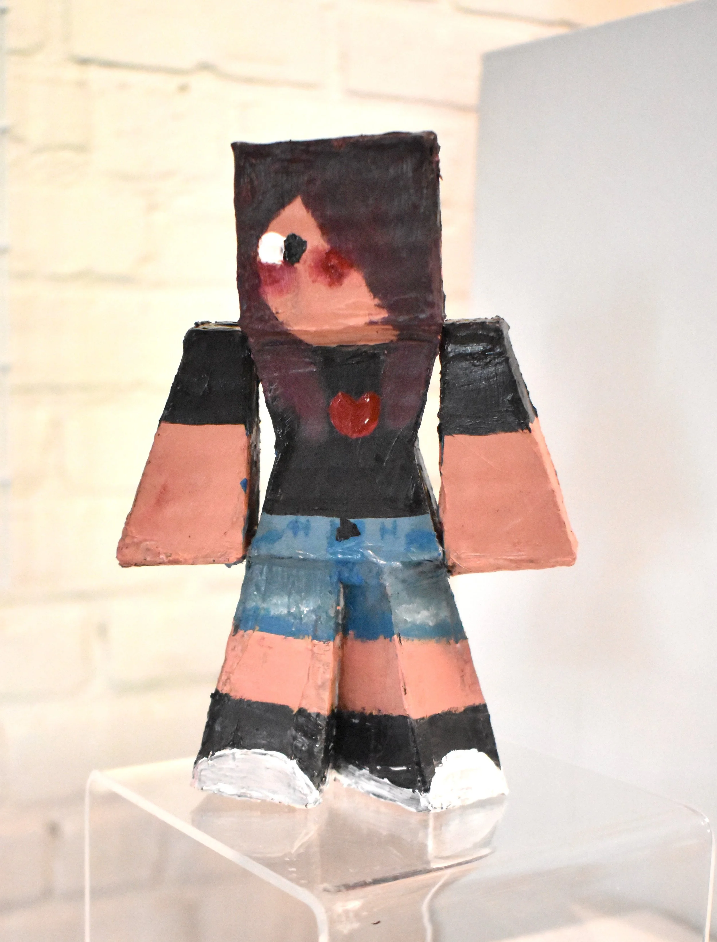 Izabella Lucero, 10th Grade, Roblox Character, Mixed Media