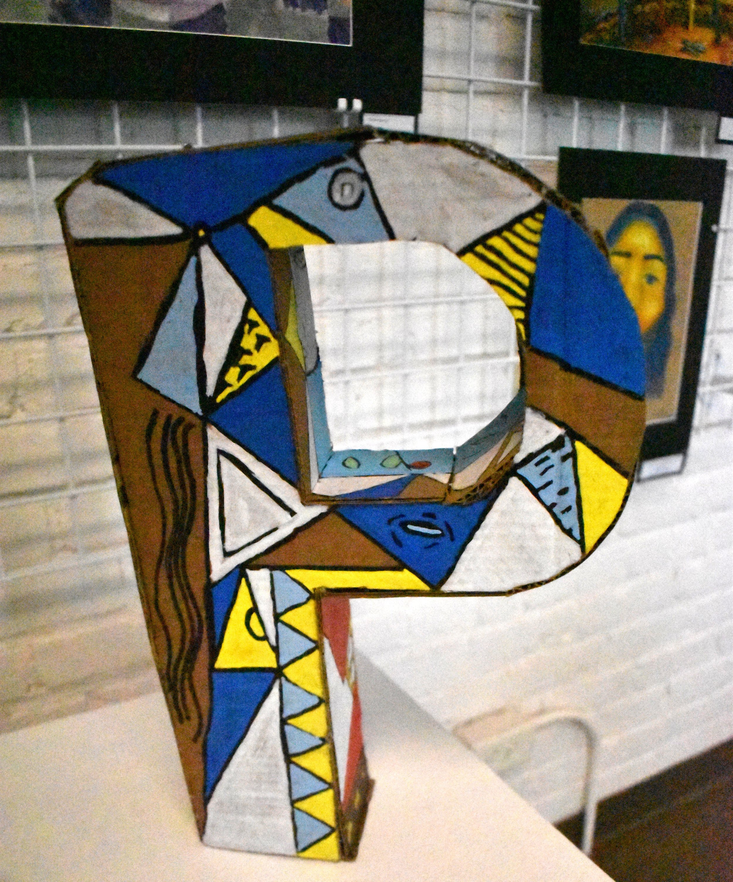 Maverick Walters, 12th Grade, Untitled, Acrylic and Cardboard