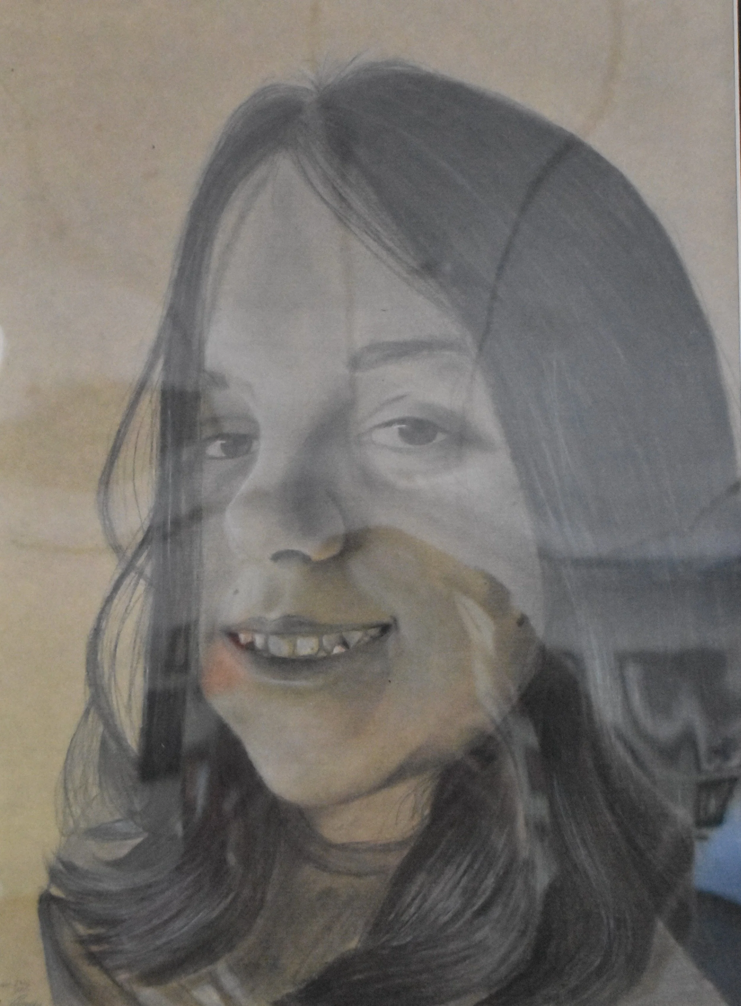 Madison Boger, 11th Grade, Self Portrait, Charcoal