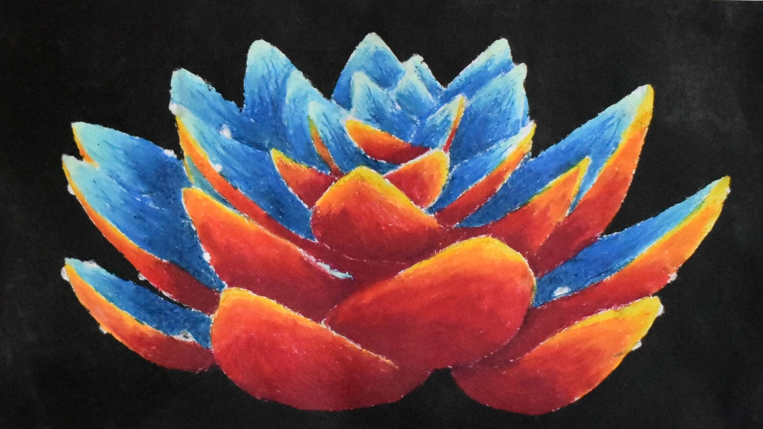 Fernando Vasquez Zamora, 11th Grade, Untitled, Oil Pastels