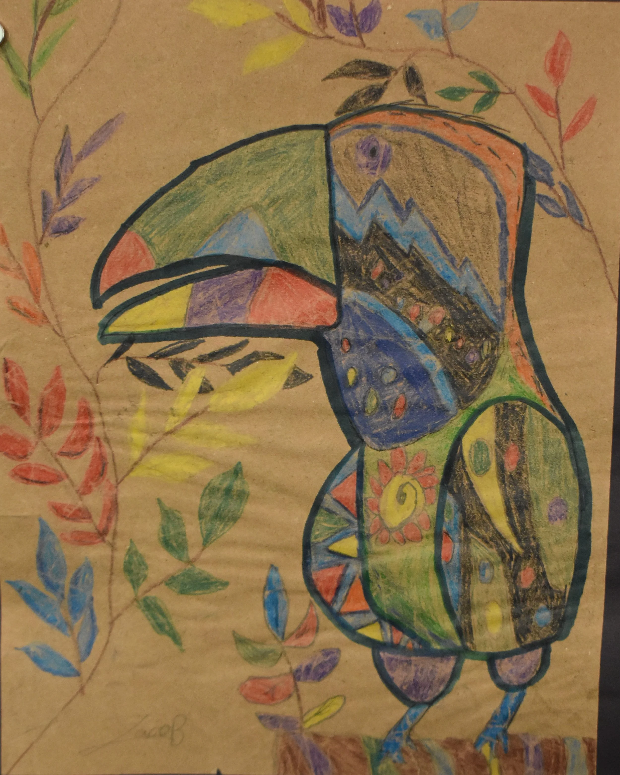 Jacob Perez- Ned!!!, 7th Grade, Colored Pencil