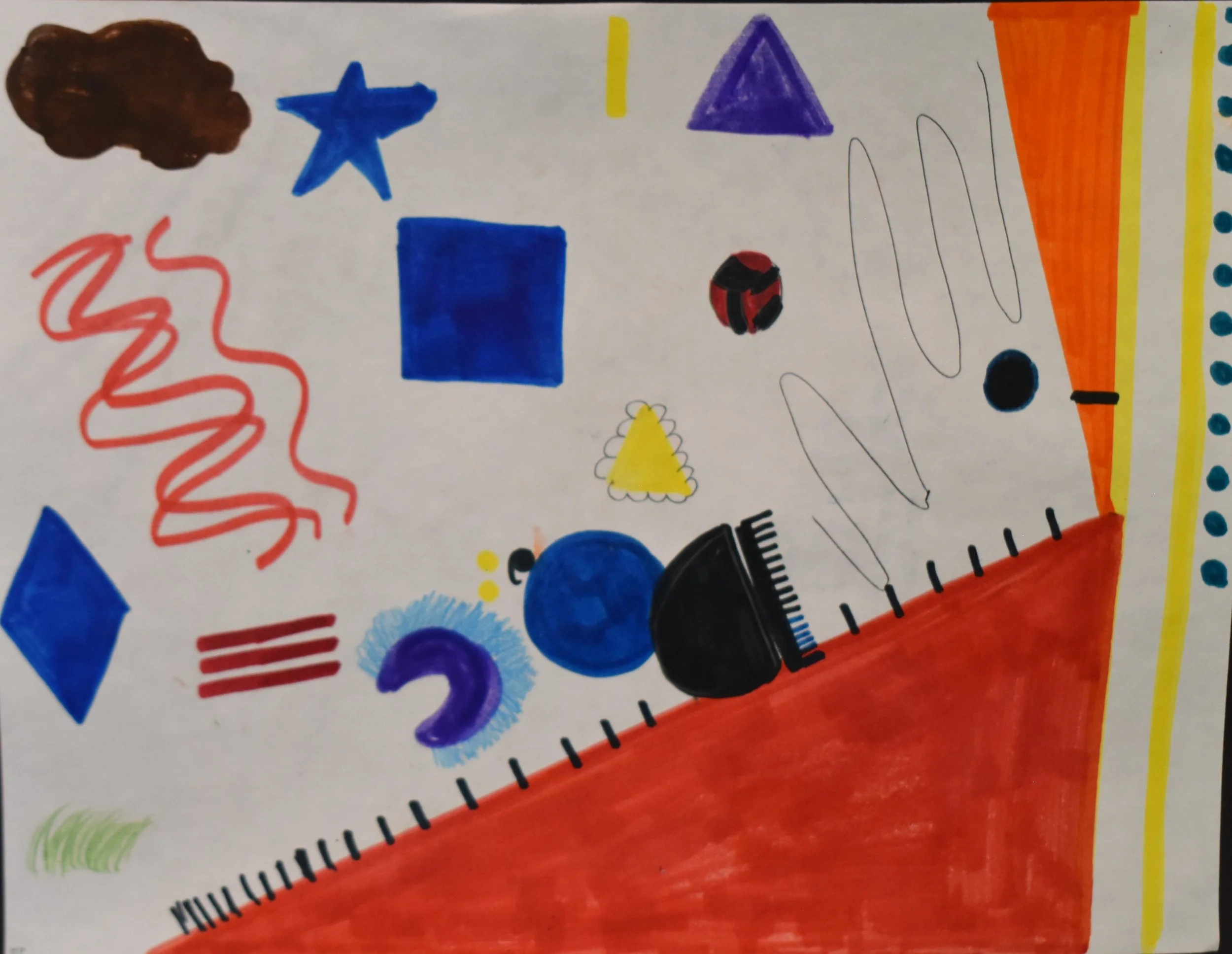 Harper Parks- Harper's Happy Scribbles,  7th Grade, Markers